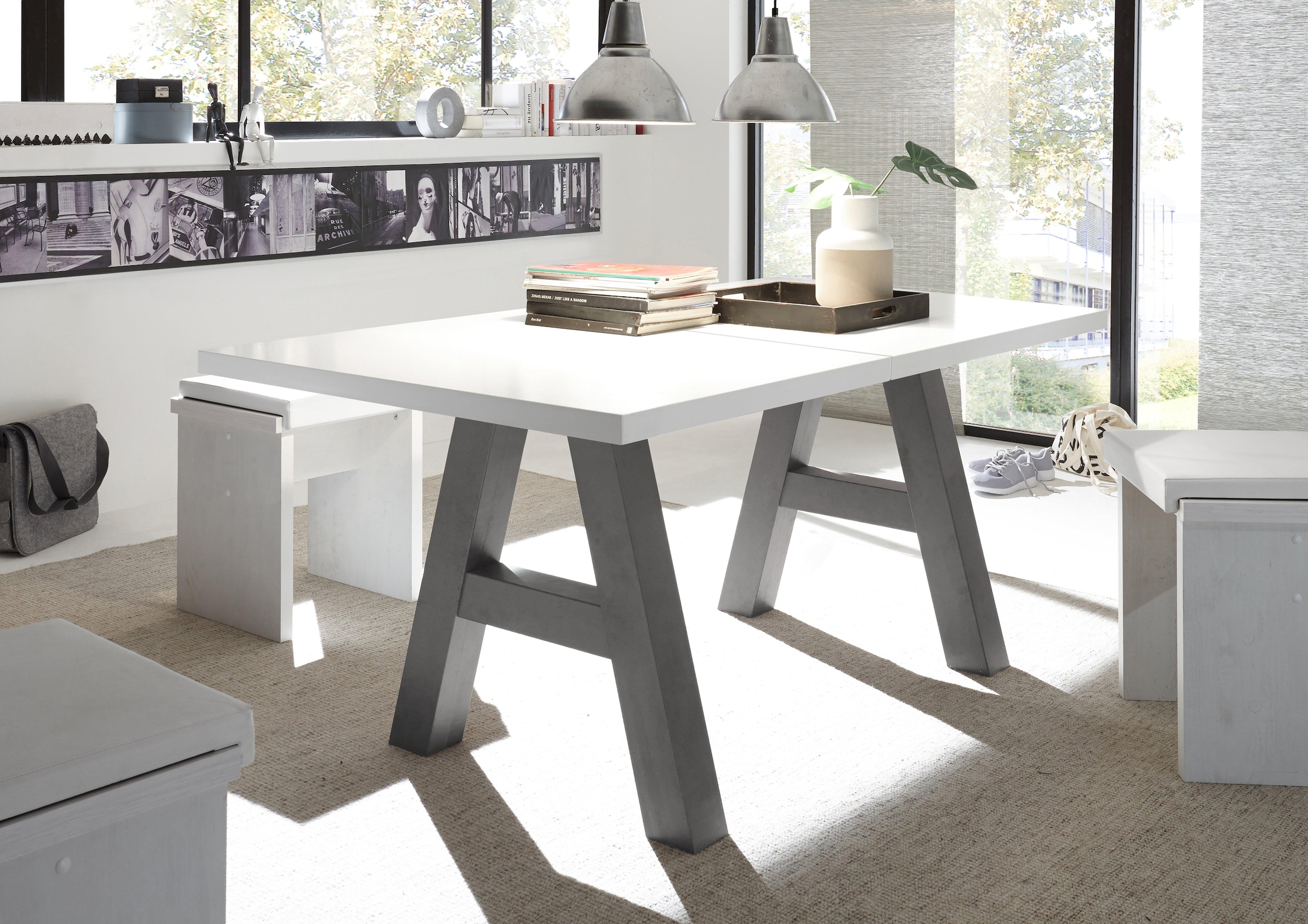 Mäusbacher Esstisch »Mister TOPSELLER!« OTTOs Choice,  mit Auszug (160-210 cm), Gestell in A-Form