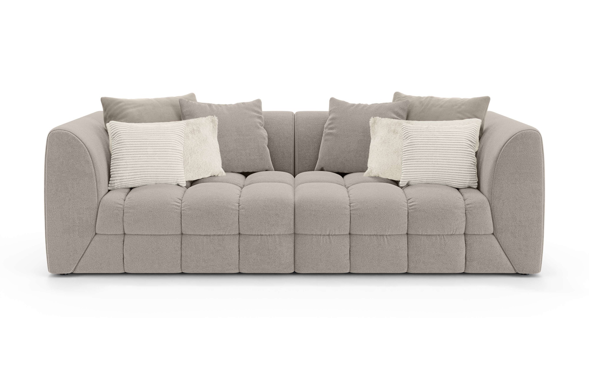 s.Oliver Big-Sofa »COBBO 3-Sitzer Design-Sofa Bubble-Optik, Maße B/T/H: 259 günstig online kaufen