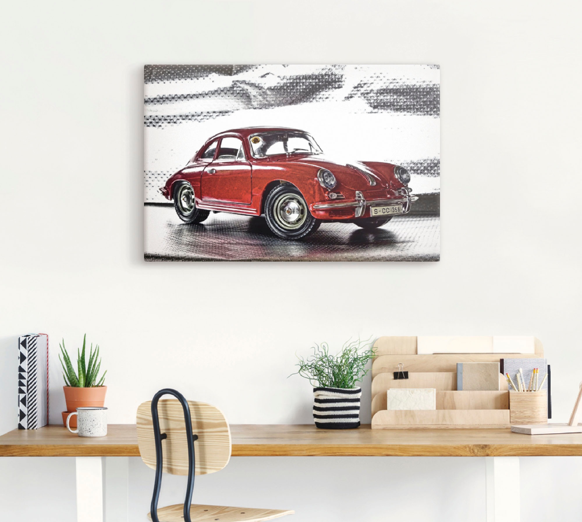 Artland Wandbild »Klassiker - Der Porsche 356« Auto 1 Stk. tlg. als Alubild günstig online kaufen