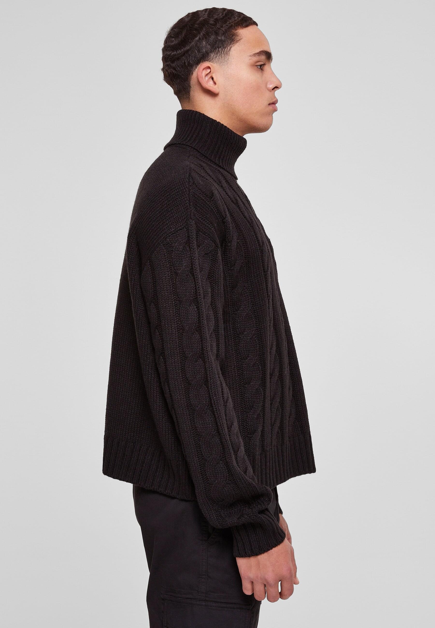 URBAN CLASSICS Rundhalspullover »Urban Classics Herren Boxy Roll Neck Sweater« 1 Stk.