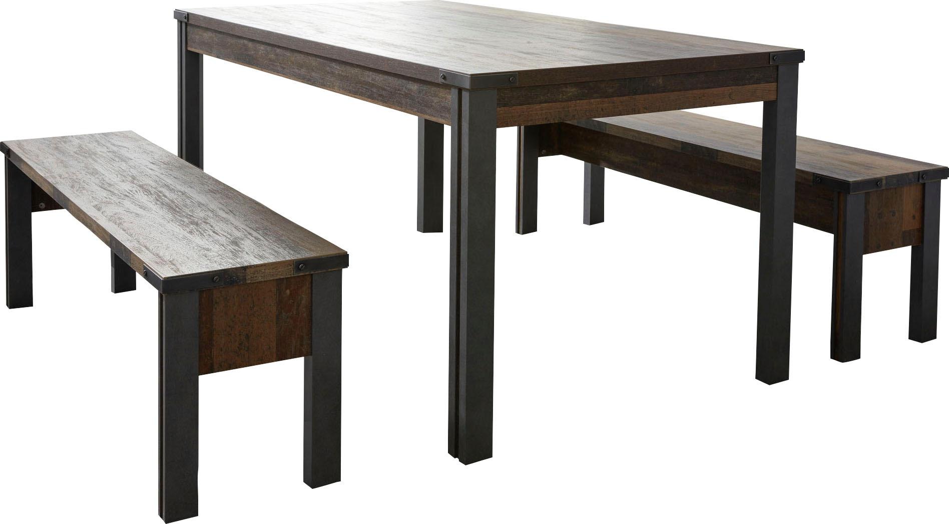 Home affaire Esstisch »Bristol«, Esszimmertisch im Industrial Style - Maße (B/T/H) 160/90/77 cm