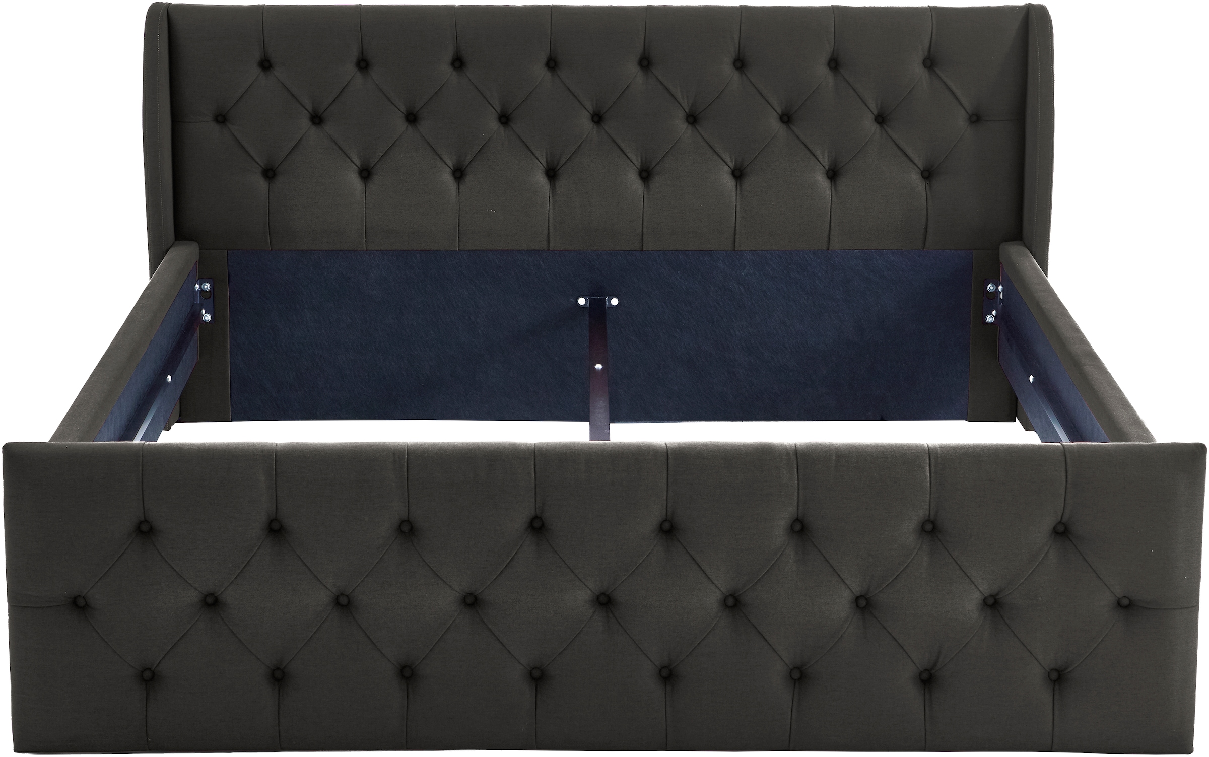 ATLANTIC home collection Bettgestell »TAMINA mit Chesterfieldoptik Kopf- und Fußteil« in zwei Breiten und vier Farben erhältlich