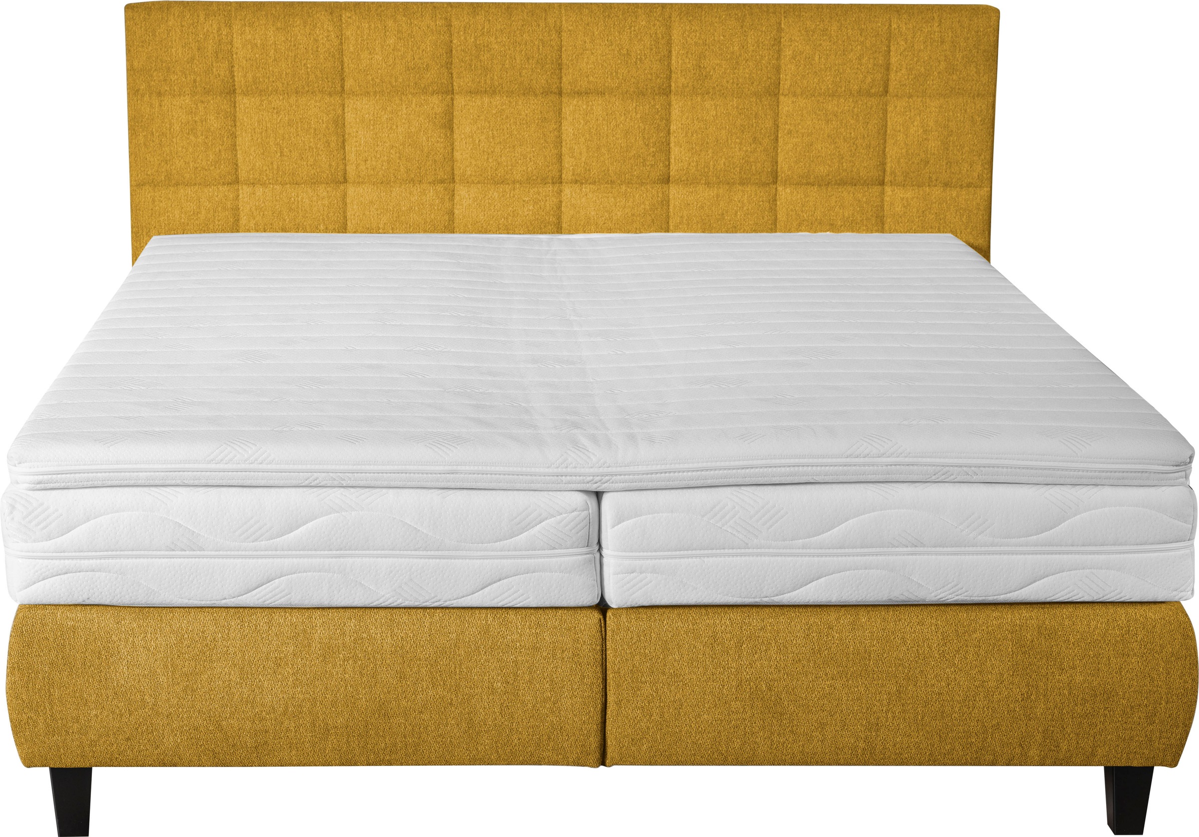 alina Boxspringbett »Edera«, Doppelbett wahlweise mit Topper, Liegefläche 180x200 cm, mit Steppung