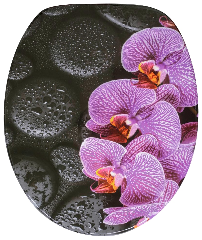 Sanilo Badaccessoire-Set »Madeira«, (Komplett-Set, 3 tlg.), bestehend aus WC-Sitz, Badteppich und Waschbeckenstöpsel