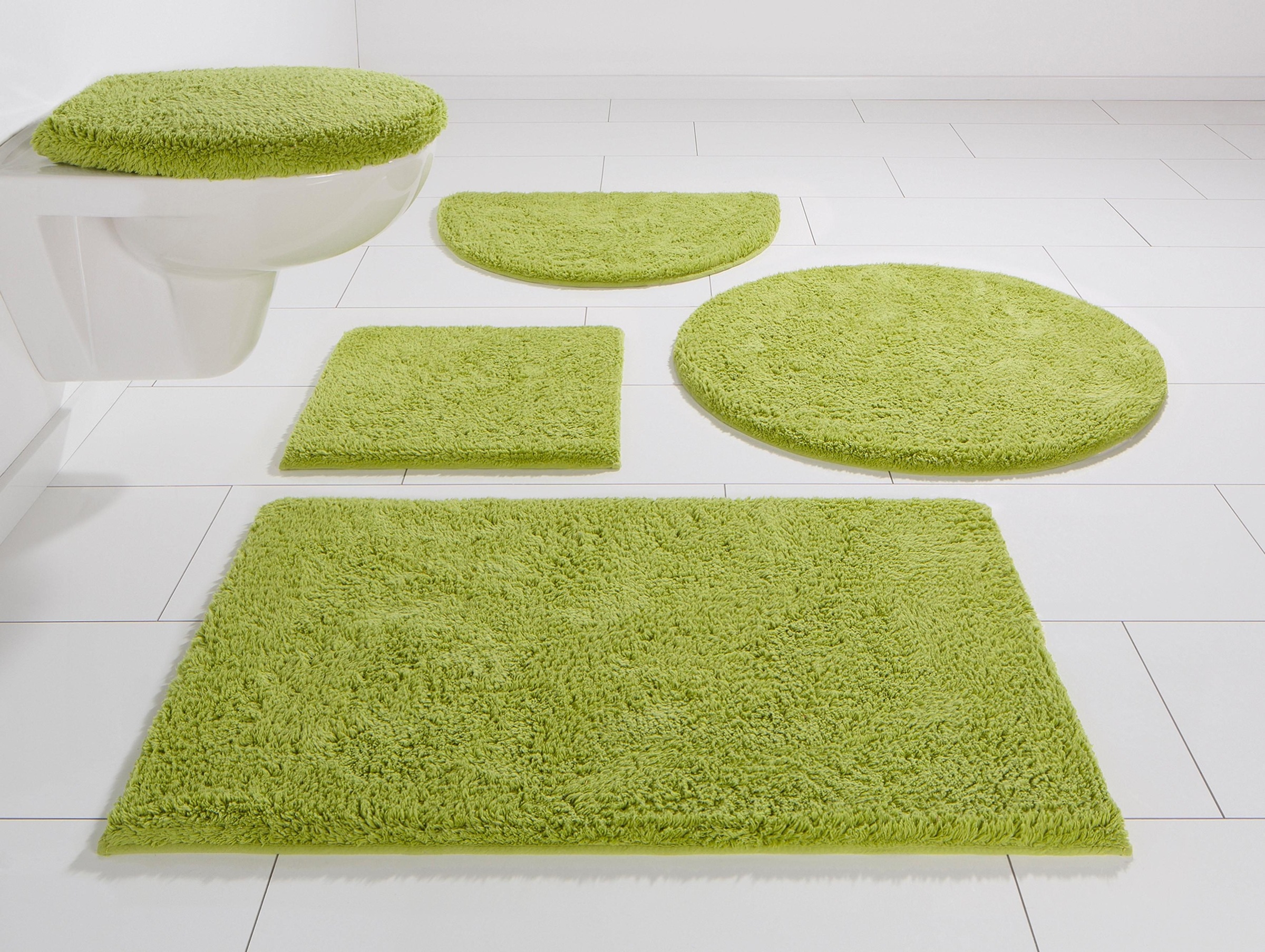 my home Badematte »Maren, Badvorleger, Badezimmer Teppich« Höhe 15 mm rutsc günstig online kaufen