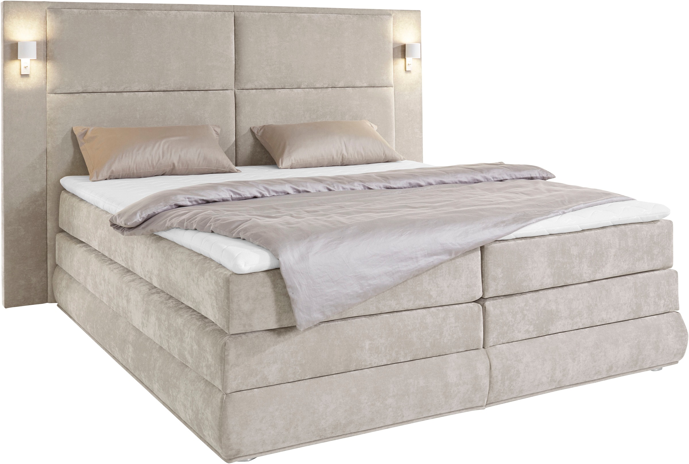 COLLECTION AB Boxspringbett »Copenhagen« inklusive Bettkasten, Topper, wahl günstig online kaufen