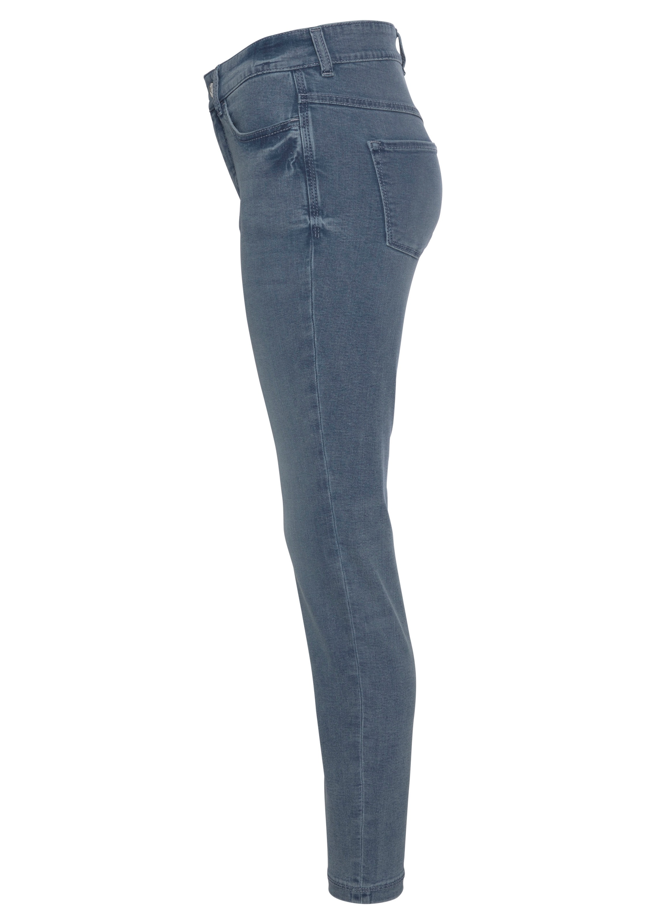 Power-Stretch Qualität kaufen online »Hiperstretch-Skinny«, bequem MAC den Skinny-fit-Jeans ganzen Tag sitzt