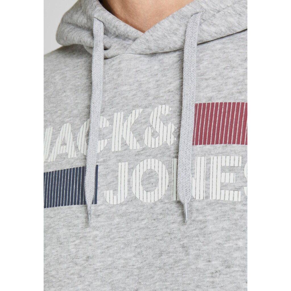 Jack & Jones Kapuzensweatshirt »CORP LOGO SWEAT HOOD«, (Packung, 2 tlg., 2er-Pack)