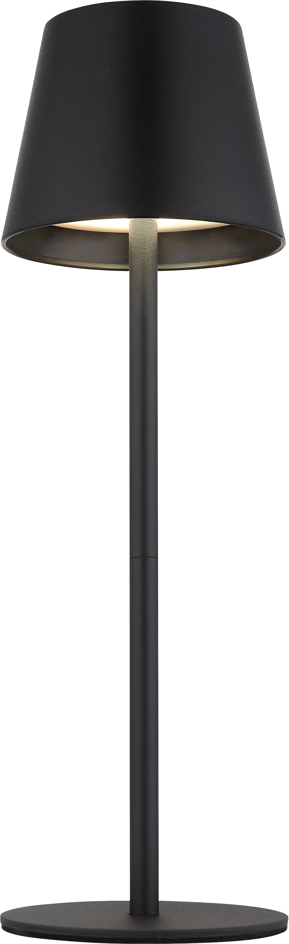 my home LED Tischleuchte »Alia Akkuleuchte inkl. Flaschenaufsatz« LED-Modul 1 Stk. warmweiß - kaltweiß stufenloser Touchdimmer, Farben fixierbar, USB-C, Akkulampe, CCT