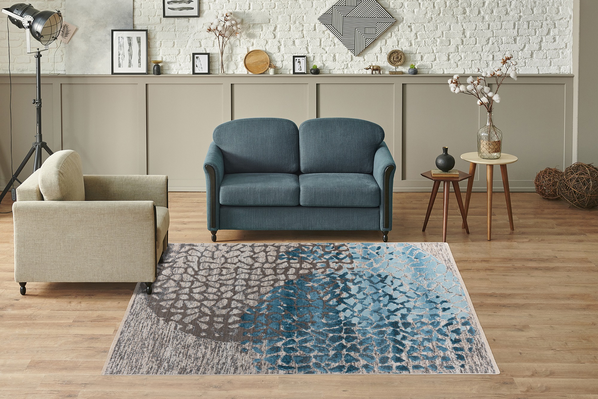 Kayoom Teppich »Milan 425«, rechteckig, 5 mm Höhe, ca. 436.800 Points/qm, Kurzflorteppich, weiche Haptik, hochwertig