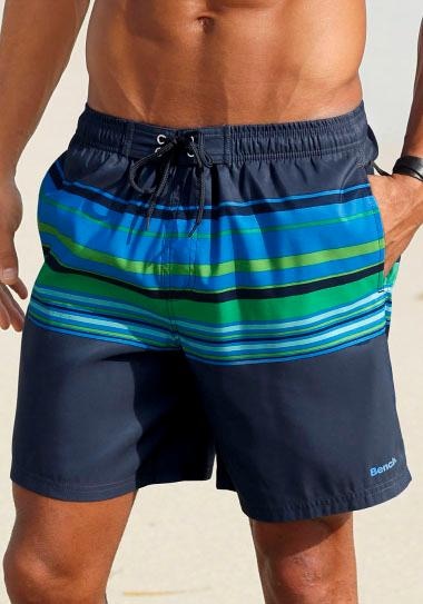 3. Bild von Bench. Badeshorts, mit kontrastfarbenen Streifen