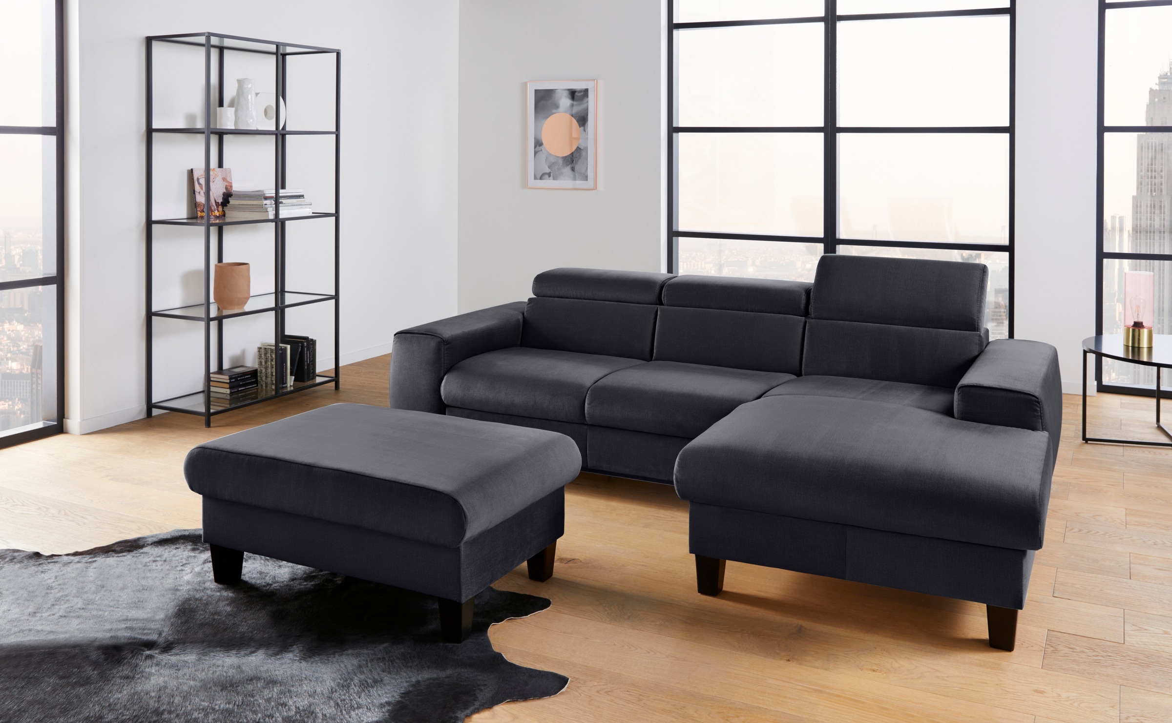 COTTA Polstergarnitur »Morven L-Form«, (Set), Set bestehend aus: Ecksofa mi günstig online kaufen