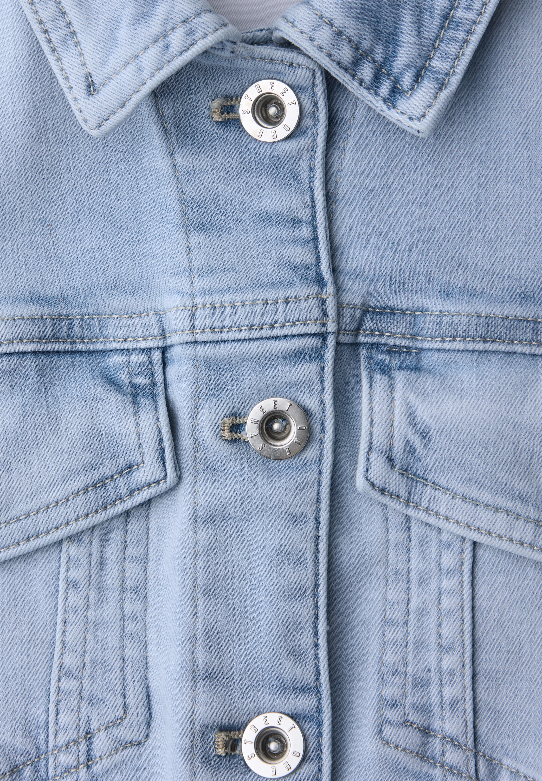 STREET ONE Jeansjacke mit Brust Taschen