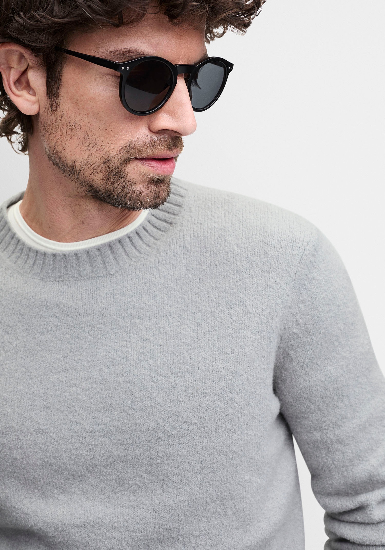 Cinque Strickpullover »CIZAC« Rundhalsausschnitt, Regular Fit, Baumwoll-Mix