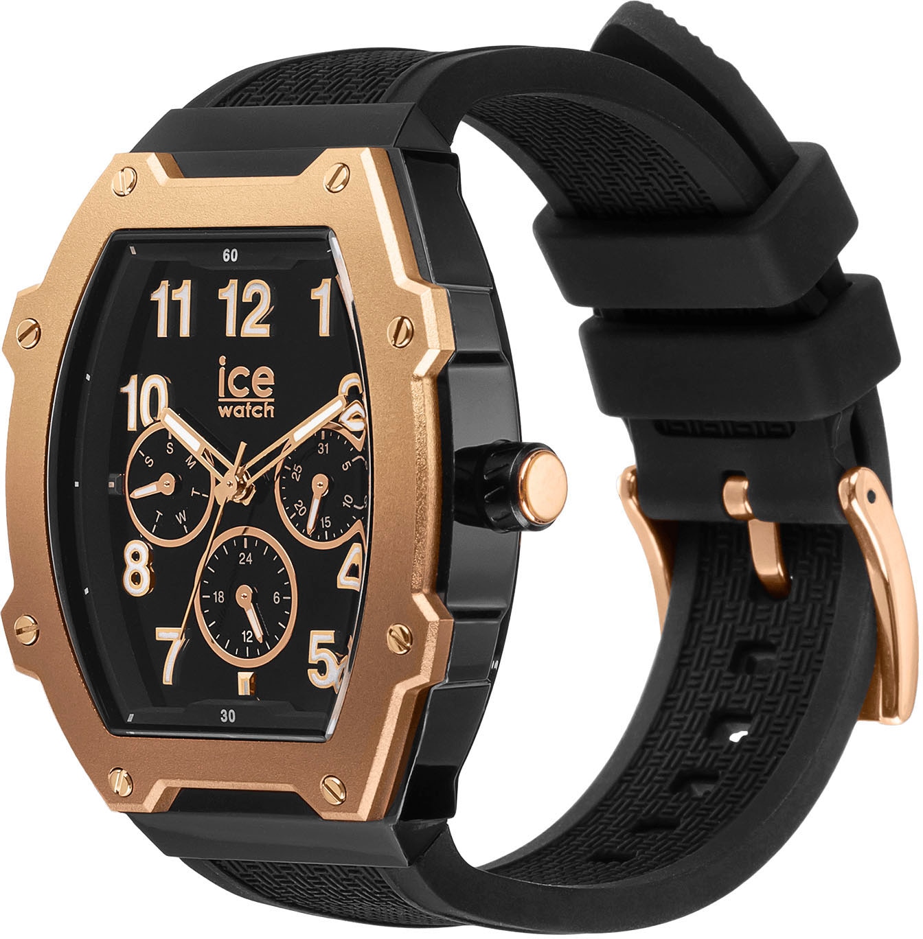 ice-watch Multifunktionsuhr »ICE boliday - Men - Plastic - Medium - MT«, Armbanduhr, Quarzuhr, Herrenuhr, Silikonarmband, Datum