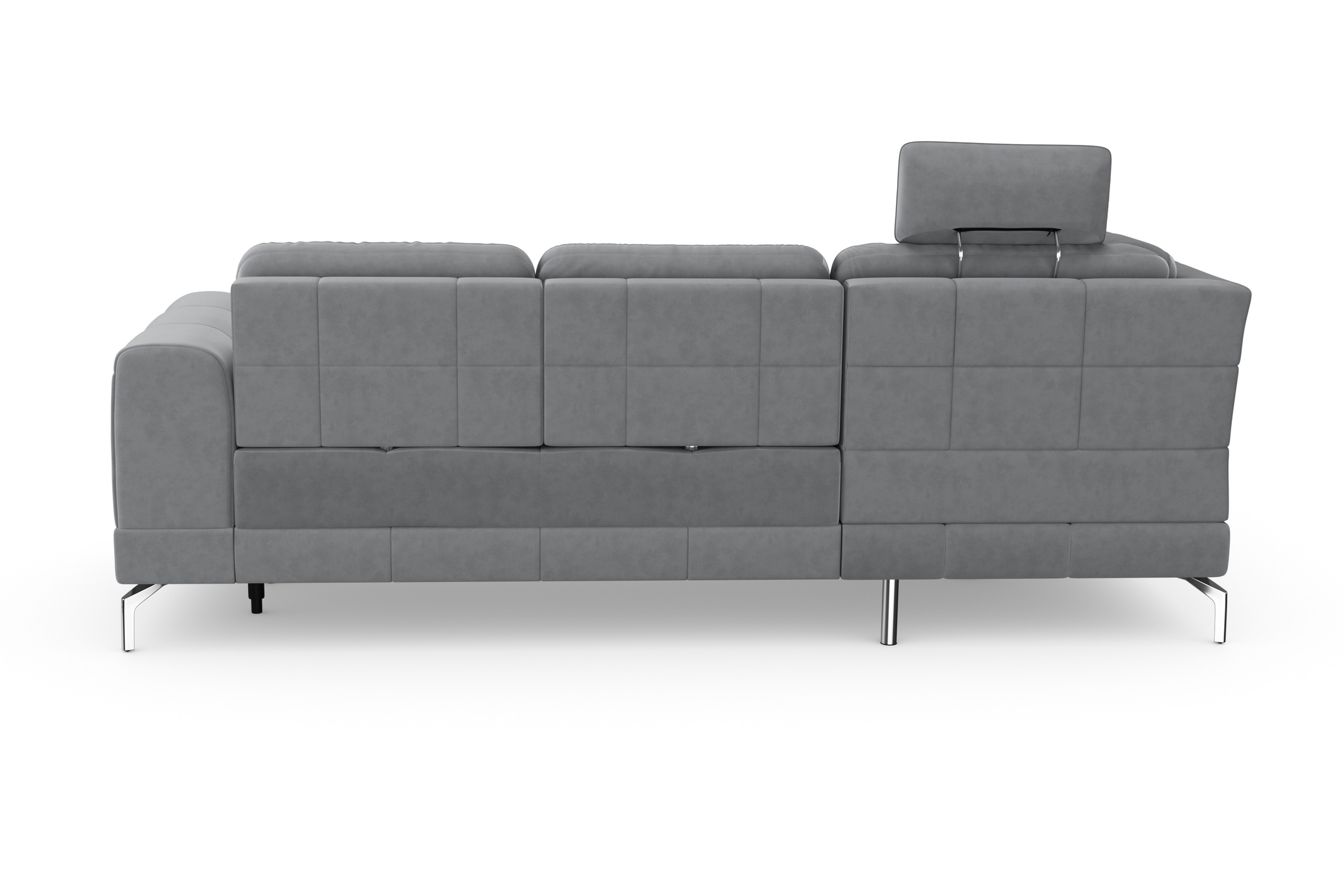 sit&more Ecksofa »Bendigo L-Form«, inklusive Sitztiefenverstellung, Bodenfreiheit 15 cm, in 2 Fußfarben