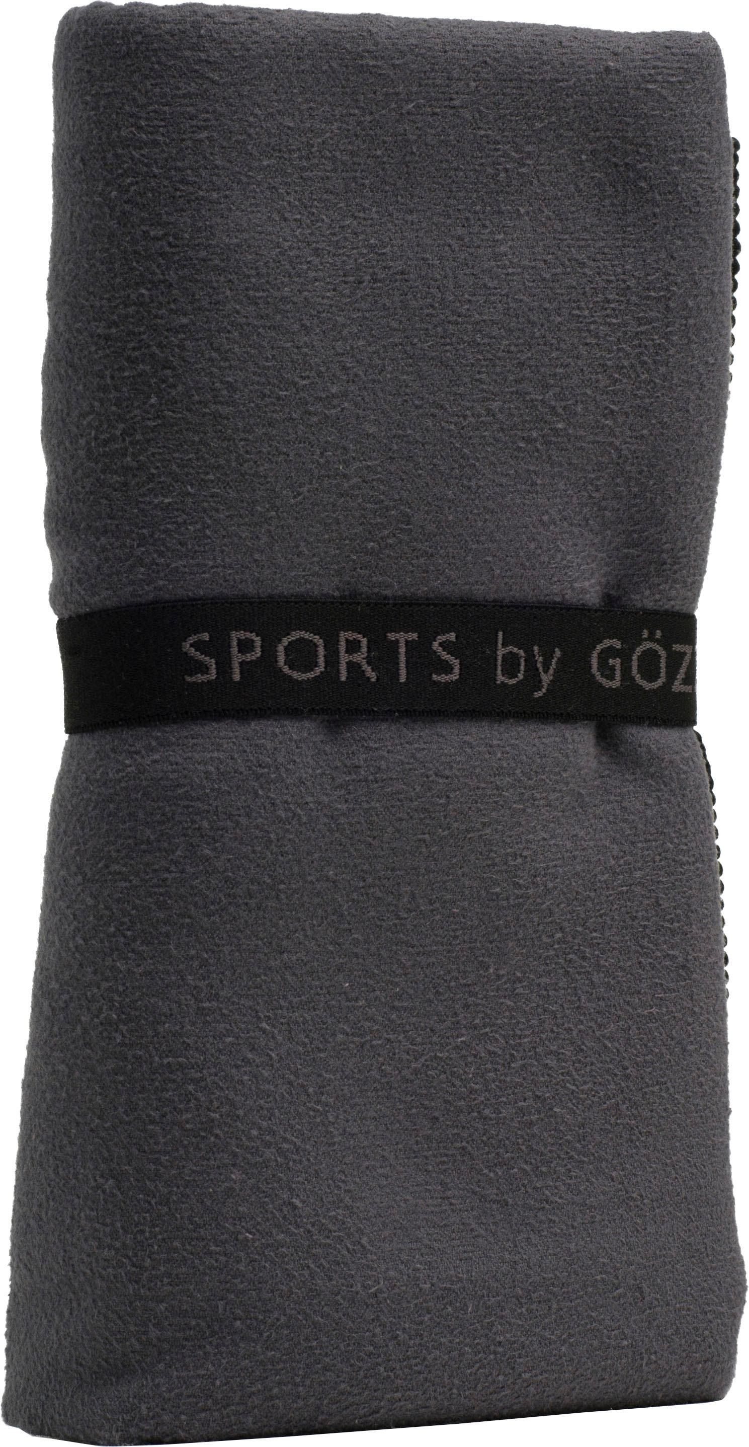 Gözze Sporthandtuch »Sports by Gözze«, (1 St., Sporthandtuch 70 x 140 cm), im Set, schnell trocknend, Mikrofaser, für Sport, Reisen & Camping