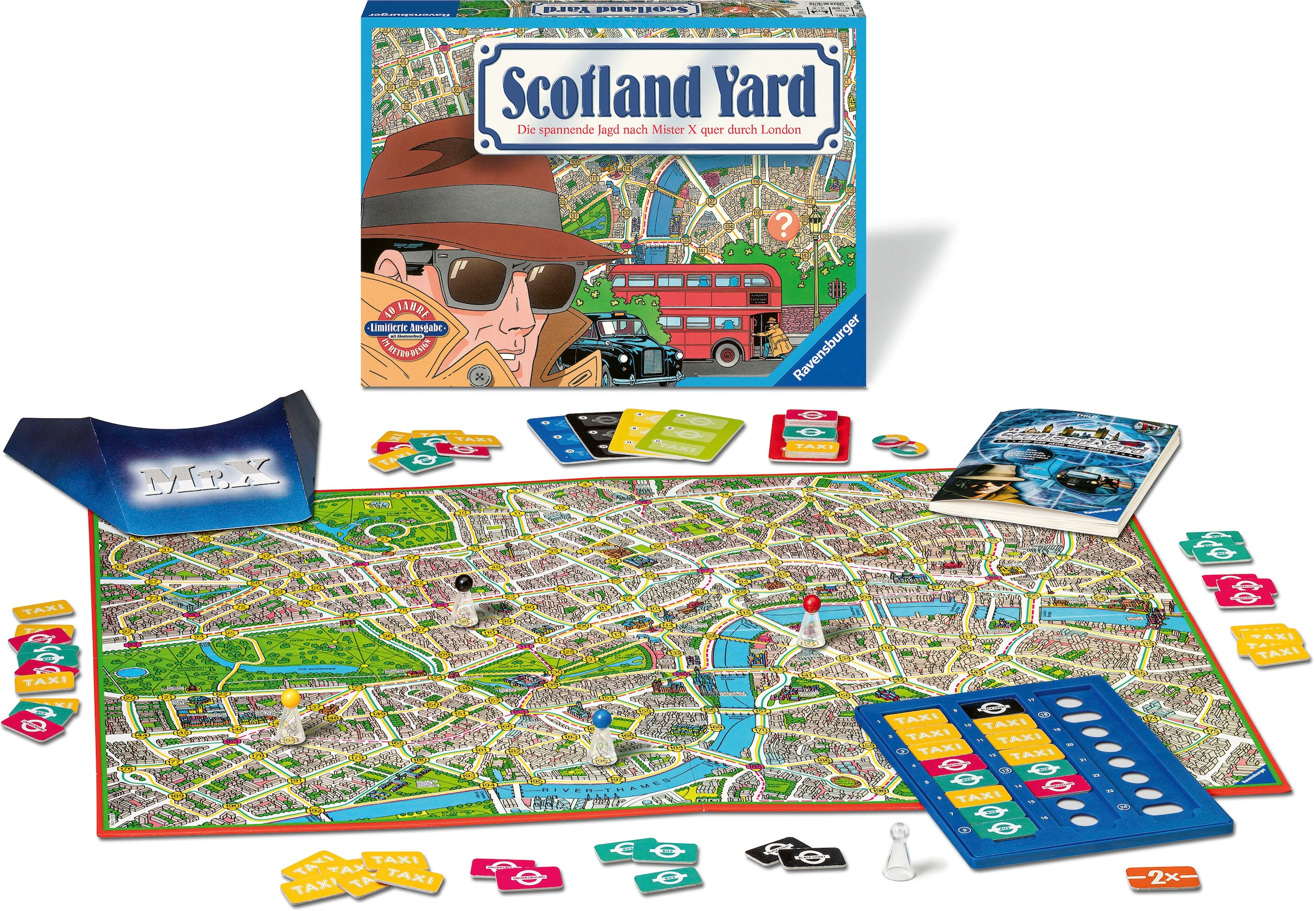 Ravensburger Spiel »Scotland Yard 40 Jahre Jubiläumsedition«, Made in Europe