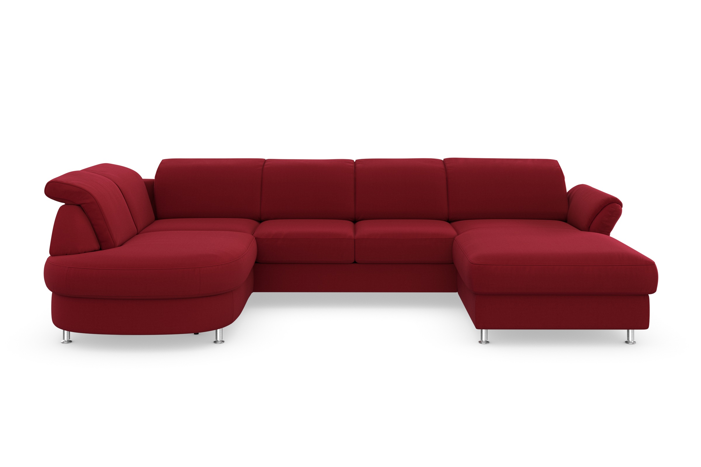 sit&more Wohnlandschaft »Apulia U-Form«, wahlweise Bettfunktion, Bettkasten und Kopf- und Armteilverstellung