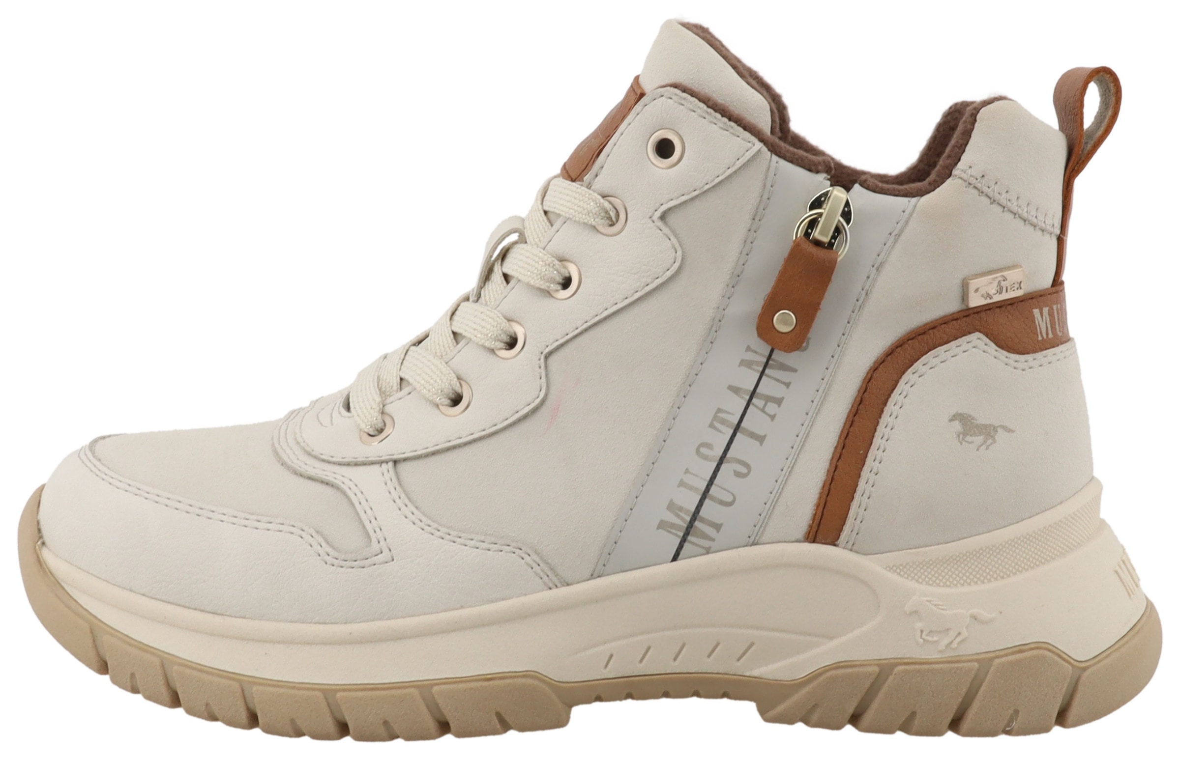 Mustang Shoes Winterboots »Raissa«  Schnürboot, Trekkingboots mit TEX-Membrane