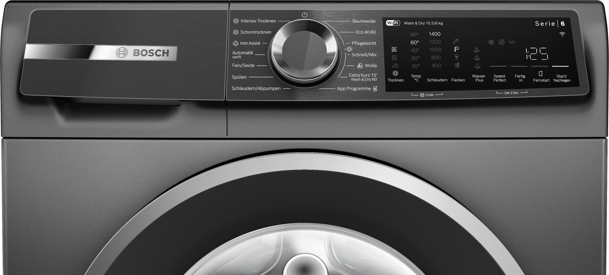 BOSCH Waschtrockner »WNG2244R« Serie 6 10,5 kg /6 kg 70 dB(A)