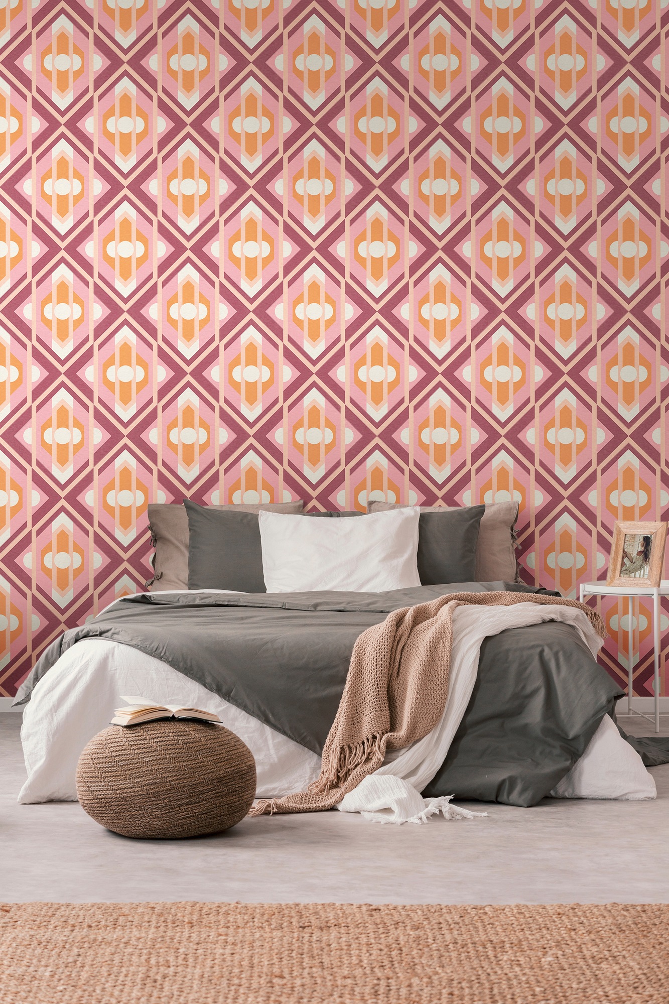 A.S. Création Vliestapete »Retro Chic 3D-Tapete Mustertapete Grafik 3D«, matt, Vliestapete Kunst für Schlafzimmer Küche Wohnzimmer 3D Design modern