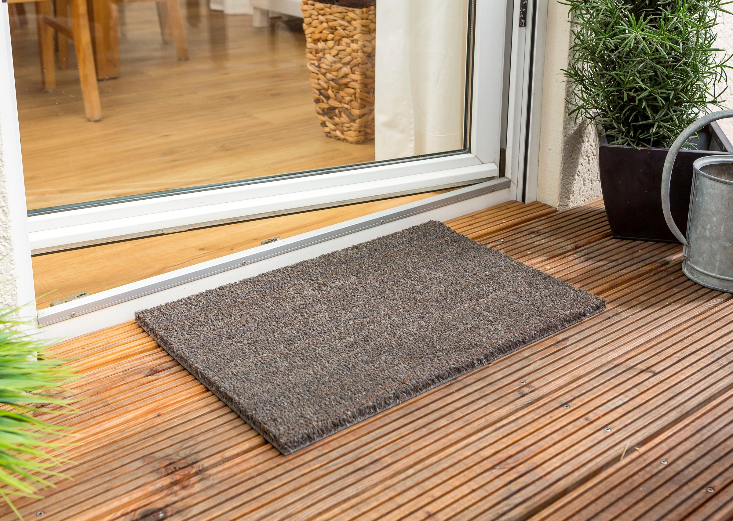 ASTRA Fußmatte »Kokosvelours 106« rechteckig 16 mm Höhe Schmutzfangmatte, Kokosmatte, In -und Outdoor geeignet