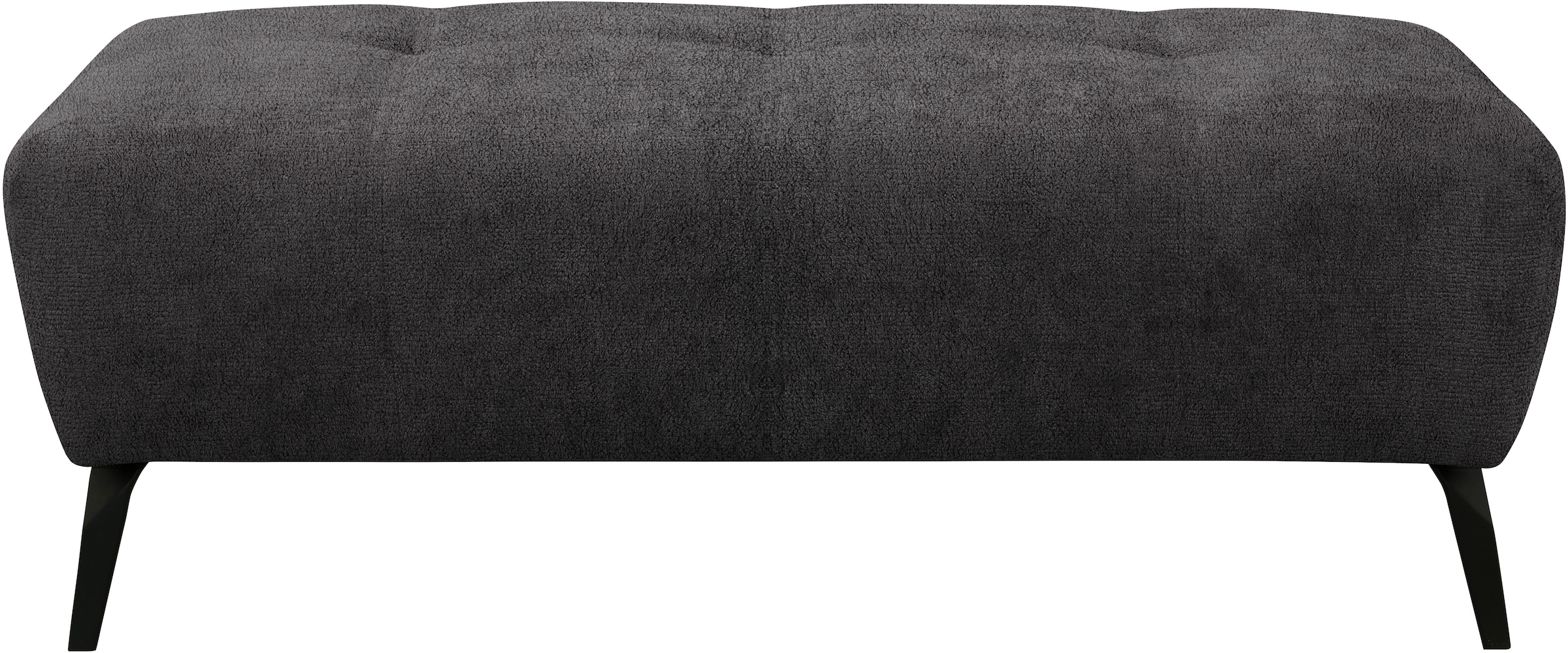 OTTO home Hocker »Viiborg 121 x 63 cm, mit Steppungen, elegant, modern« pflegeleichter Bezug, extra hohe Füße - passend für Saugroboter!