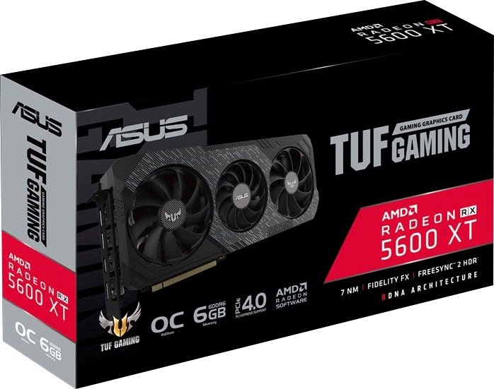 Asus Grafikkarte »TUF 3 RX 5600XT O6G EVO GAMING«, 6 GB, GDDR6