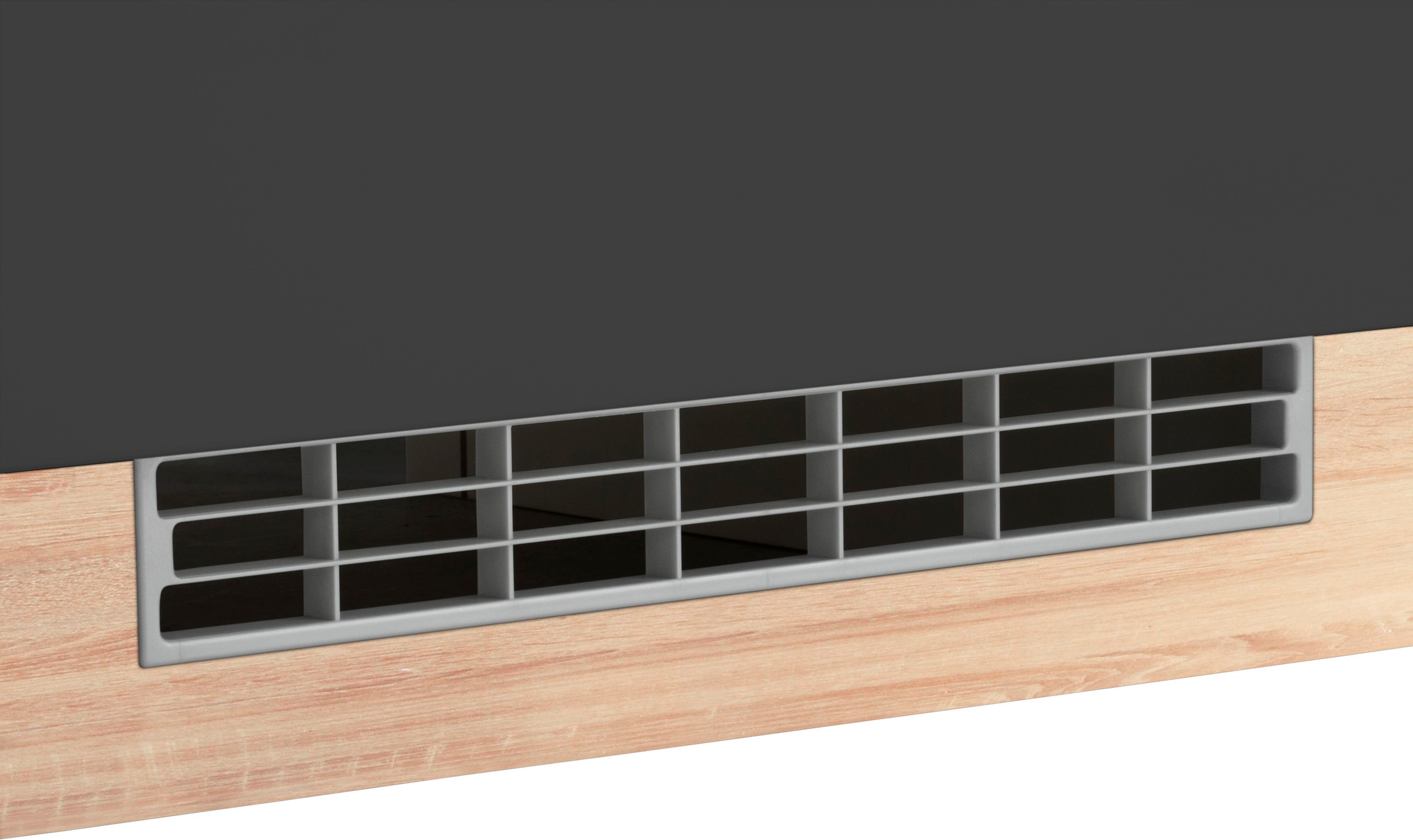 KOCHSTATION Küchenzeile »KS-Brindisi Breite 280 cm«, wahlweise mit E-Geräten und Induktion, mit MDF-Fronten und Regal