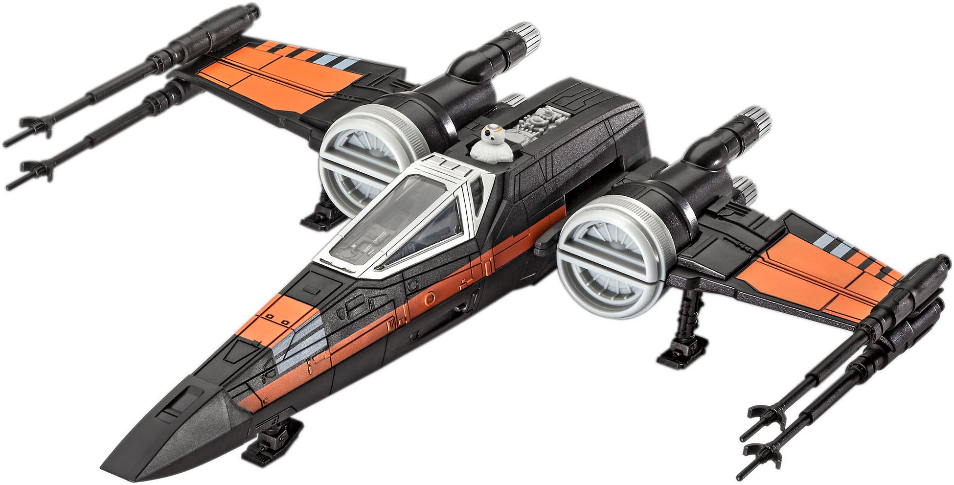 Revell® Modellbausatz »Build&Play, Star Wars Poe's X-Wing Fighter« mit Sound
