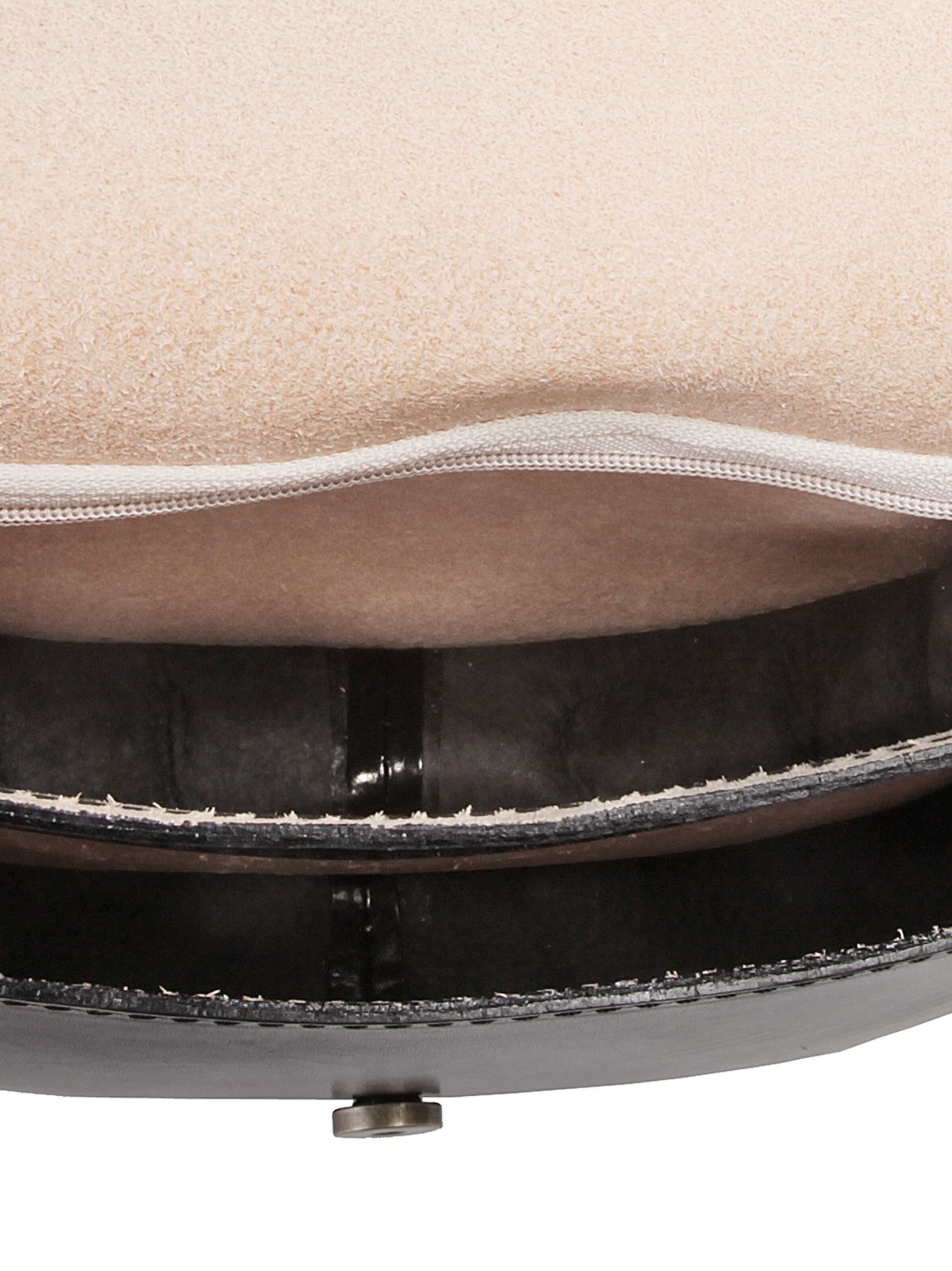 Piké Umhängetasche, echt Leder, Made in Italy