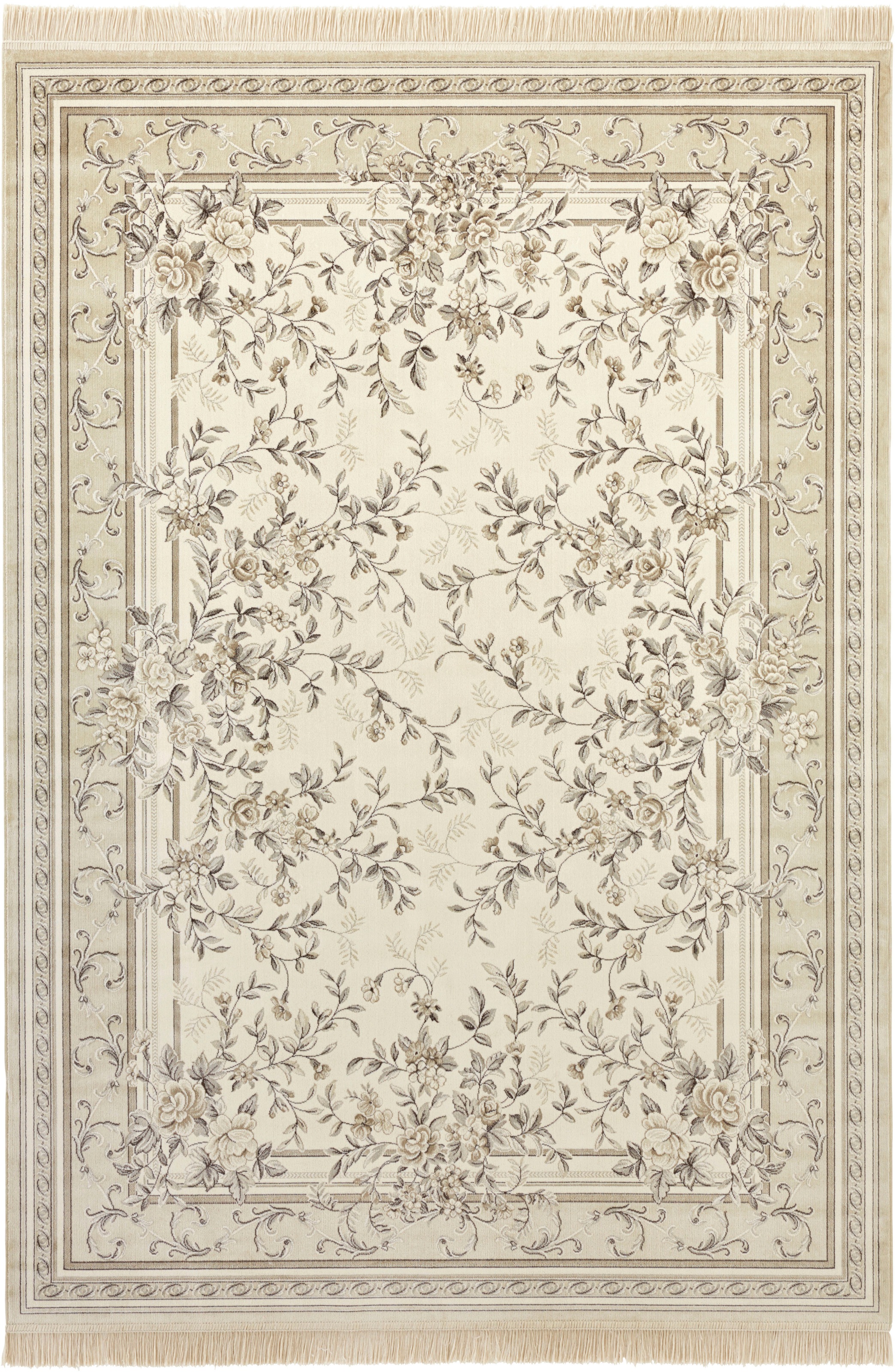 NOURISTAN Teppich »Antik Flowers«, rechteckig, mit Fransen, Orient Design, Gekettelt kaufen