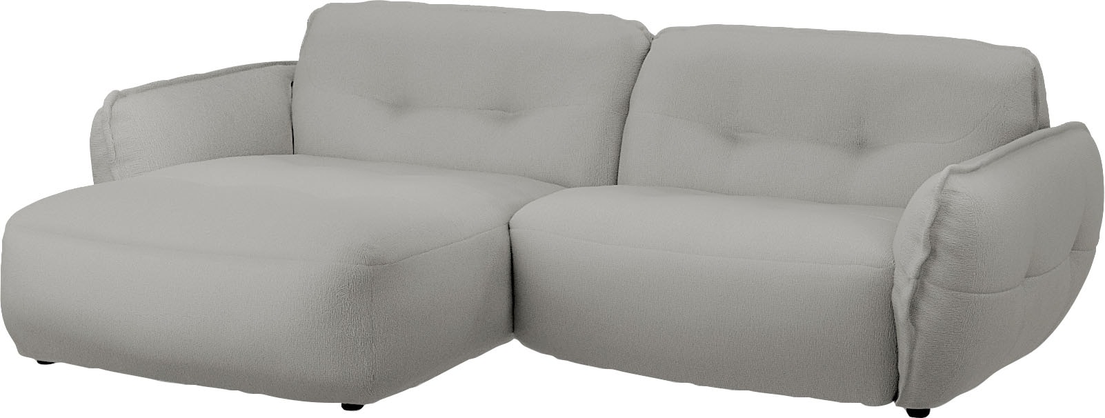 BETYPE Ecksofa »Be Fluffy«, Softes Sitzgefühl, moderne Kedernaht, hochwertiger Bezug