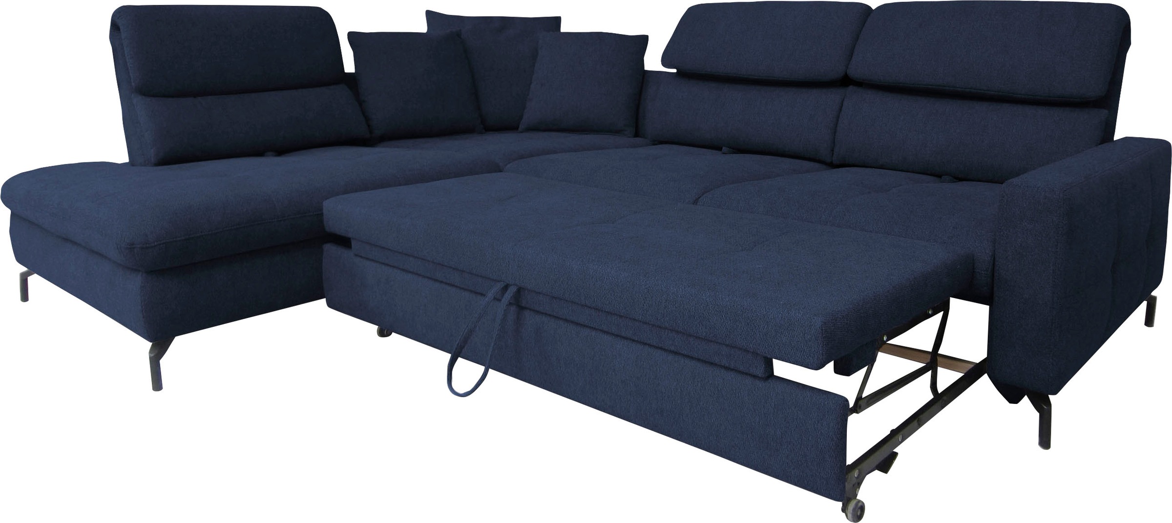 alina Ecksofa »Louis«, Breite 260 cm, Rückenlehnenverstellung, wahlweise mit Bettfunktion