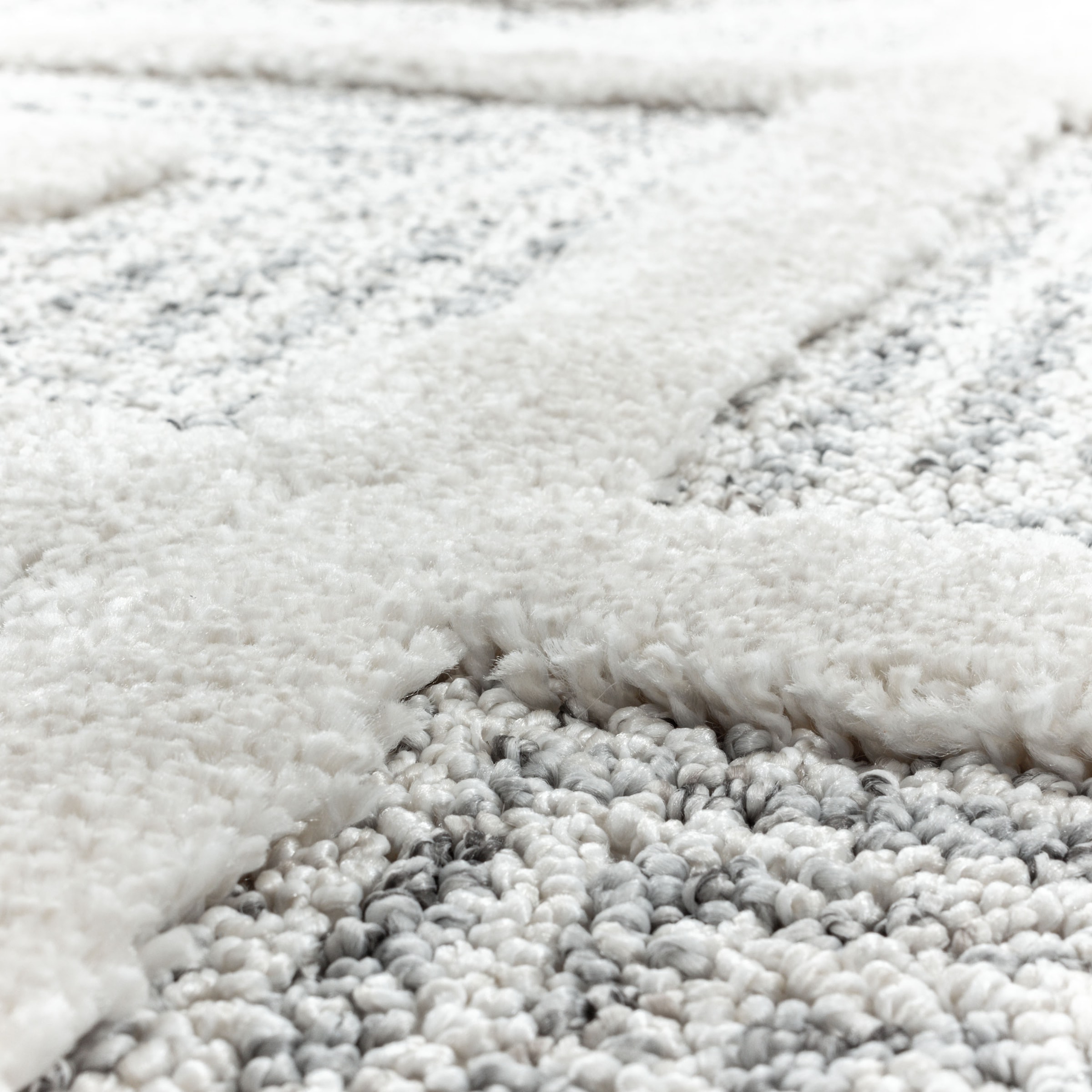 Ayyildiz Teppiche Teppich »PISA 4707«, rund, 20 mm Höhe, Läufer, rund, Hoch Tief Struktur, Wohnzimmer,Schlafzimmer