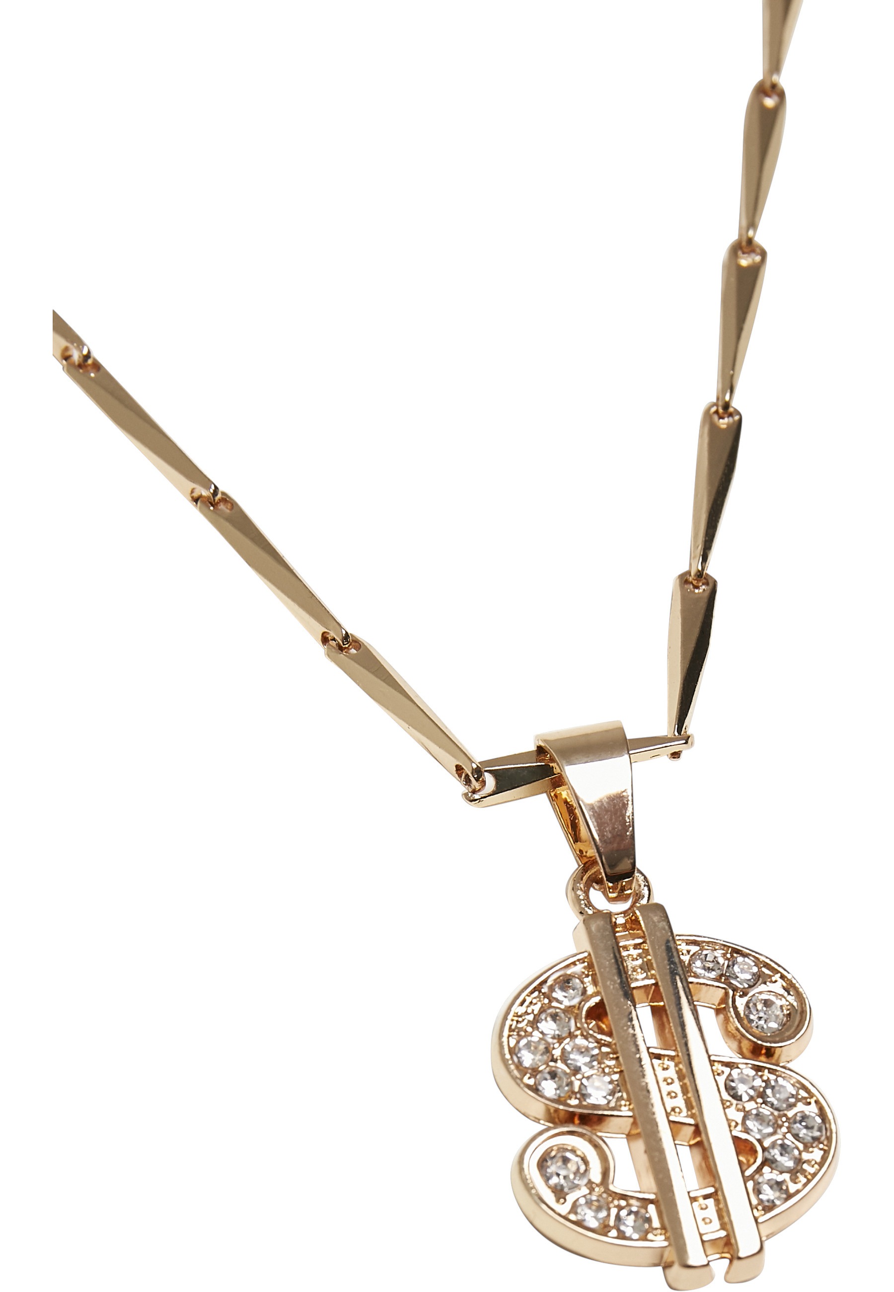 URBAN CLASSICS Edelstahlkette »Urban Classics Unisex Small Dollar Necklace«