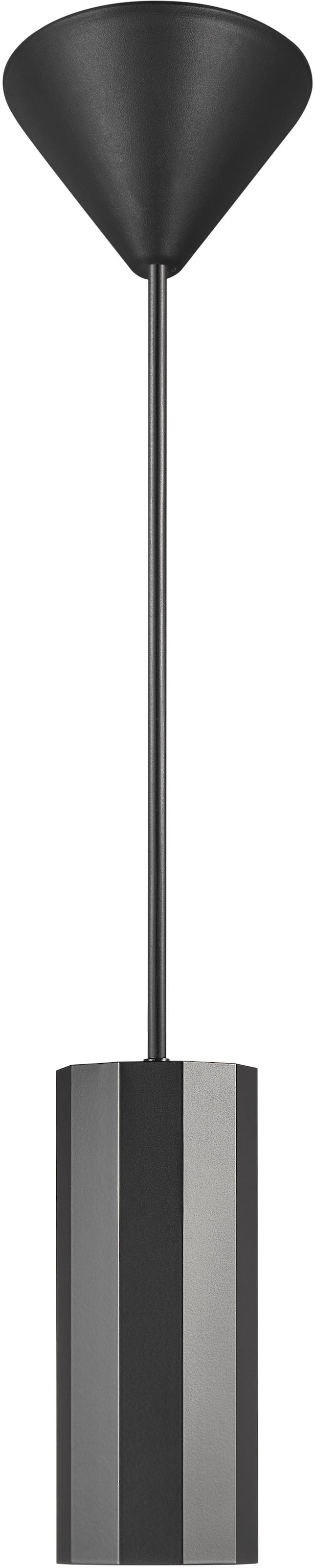 Nordlux Pendelleuchte »Alanis«, Leuchtmittel GU10 | ohne Leuchtmittel, Minimalistisches Design, 10-seitiges Profil, matter Messing-Look