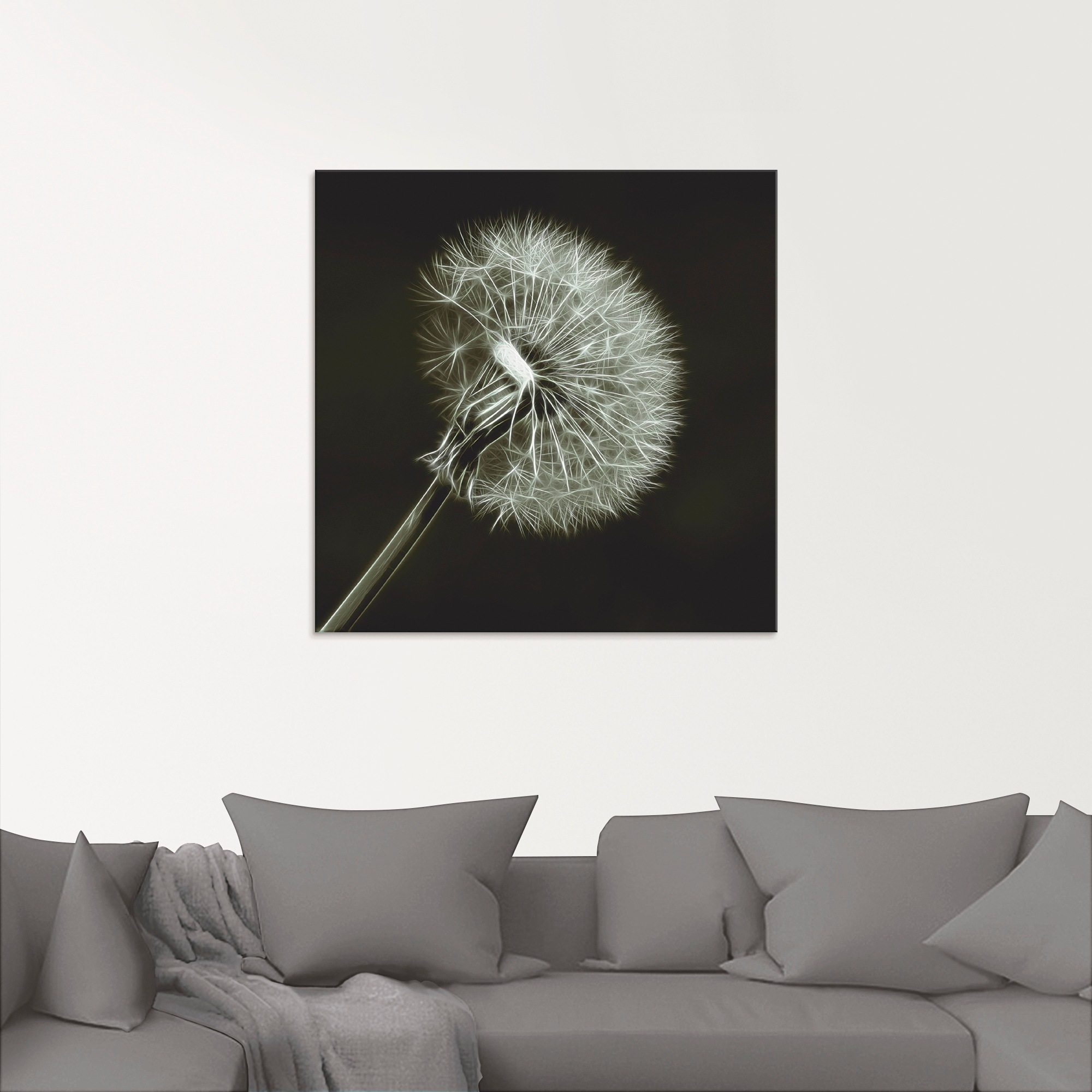 Artland Glasbild »Pusteblume«, Blumen, (1 St.), in verschiedenen Größen