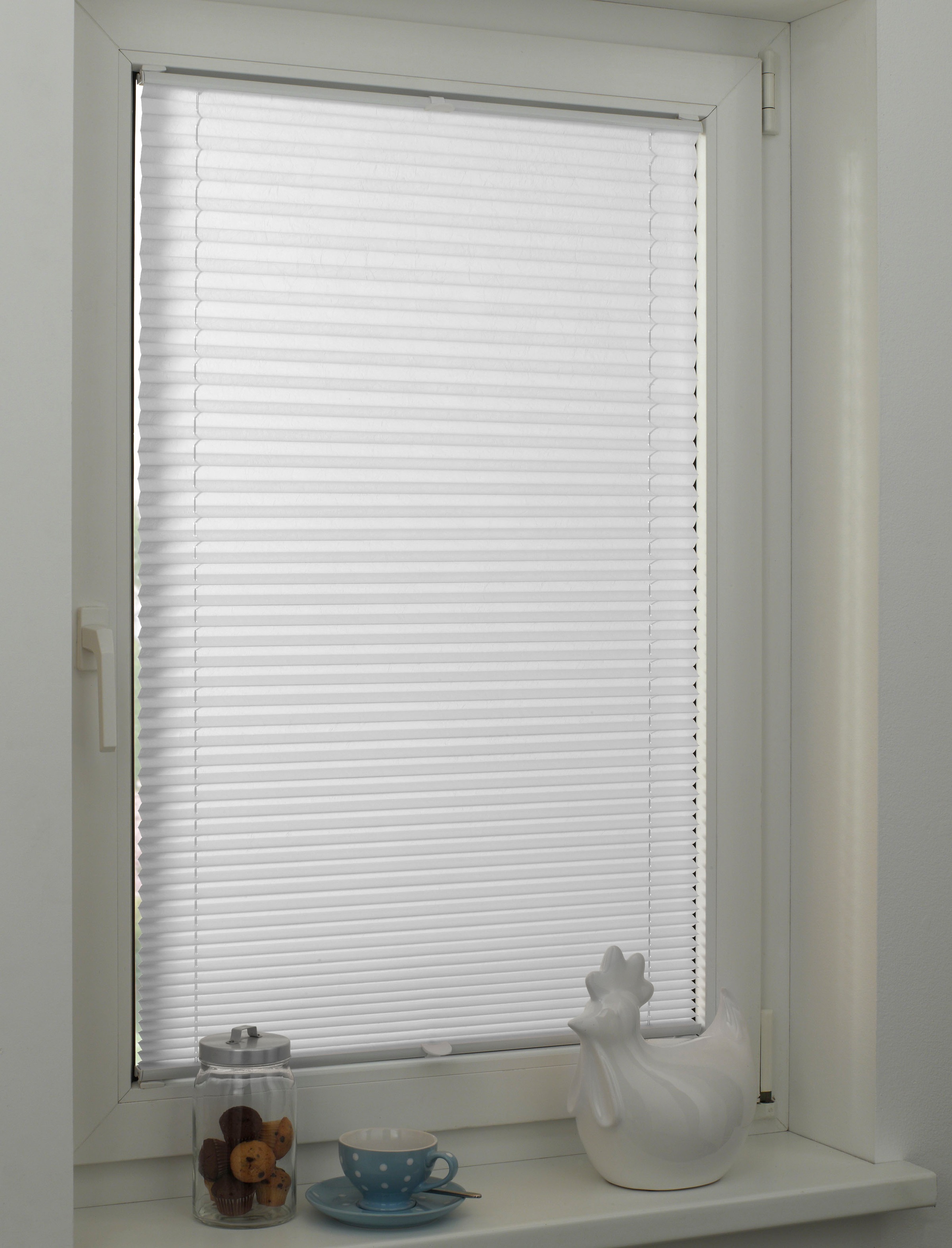 GARDINIA Plissee »Solid Plissee nach Maß« halbtransparent mit Bohren nach M günstig online kaufen