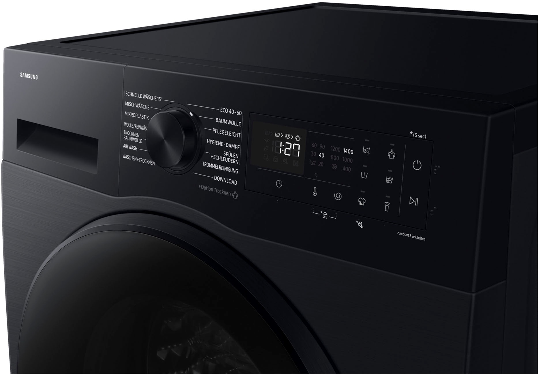 Samsung Waschtrockner »WD9EDG5B15BE« WD5000D 9 kg /6 kg 72 dB(A) Hygiene - Dampfprogramm