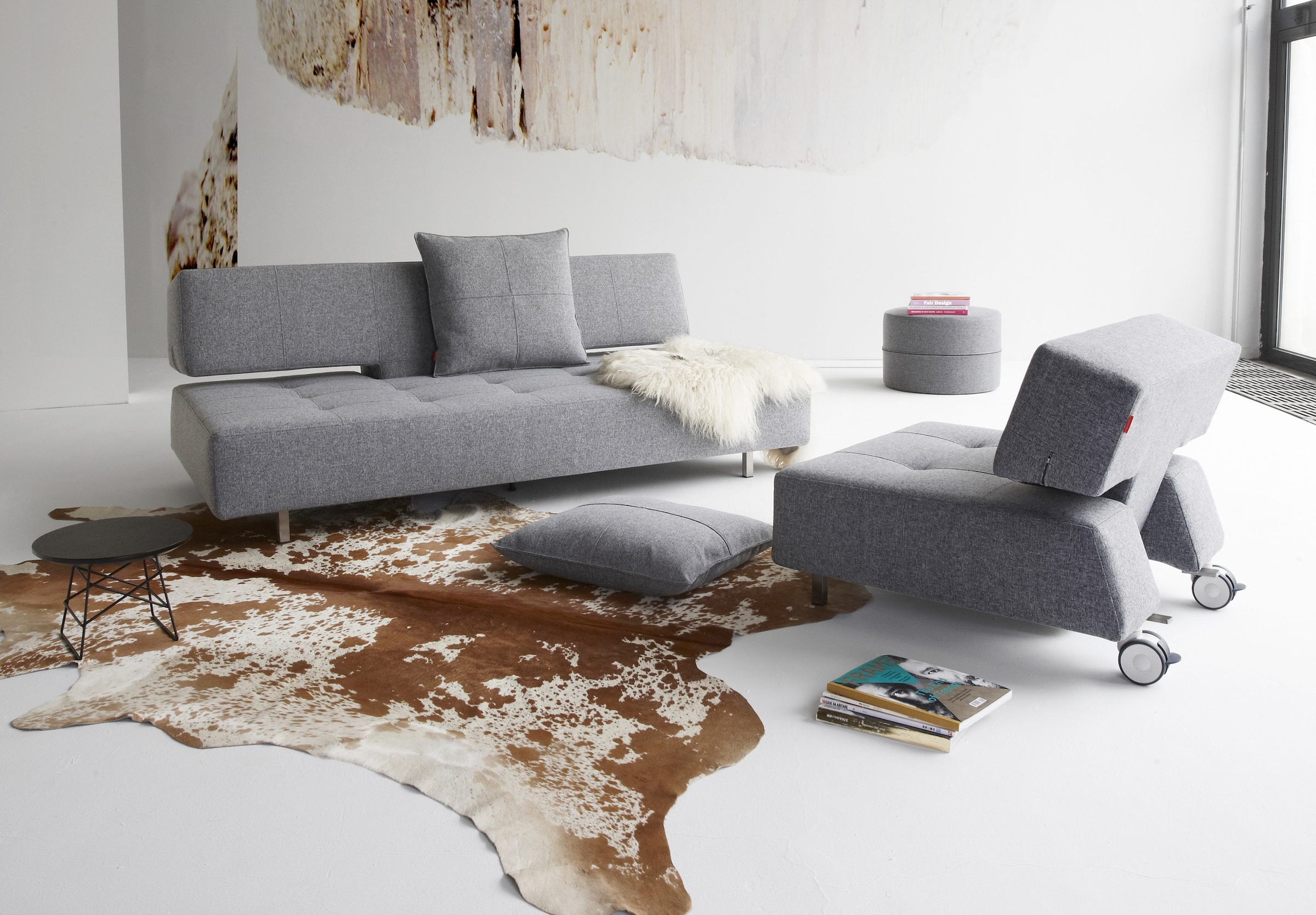 INNOVATION LIVING ™ Sessel »Long Horn Designsessel, Solitärsessel, edel und bequem«, mit verstellbarer Rückenlehne, hoher Sitzkomfort, OTTOs Choice