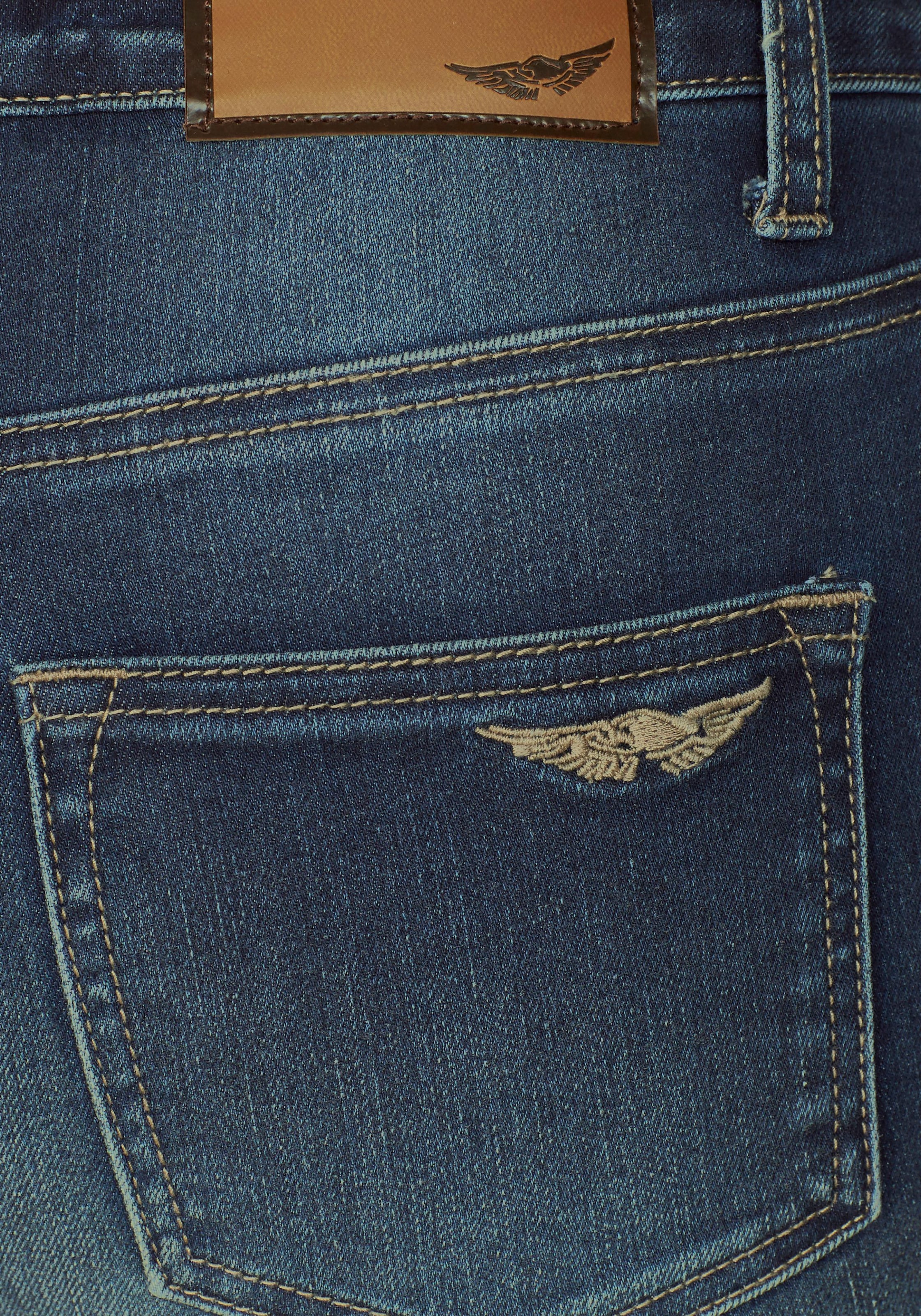 Arizona Bootcut-Jeans »Baby Bootcut«, High Waist