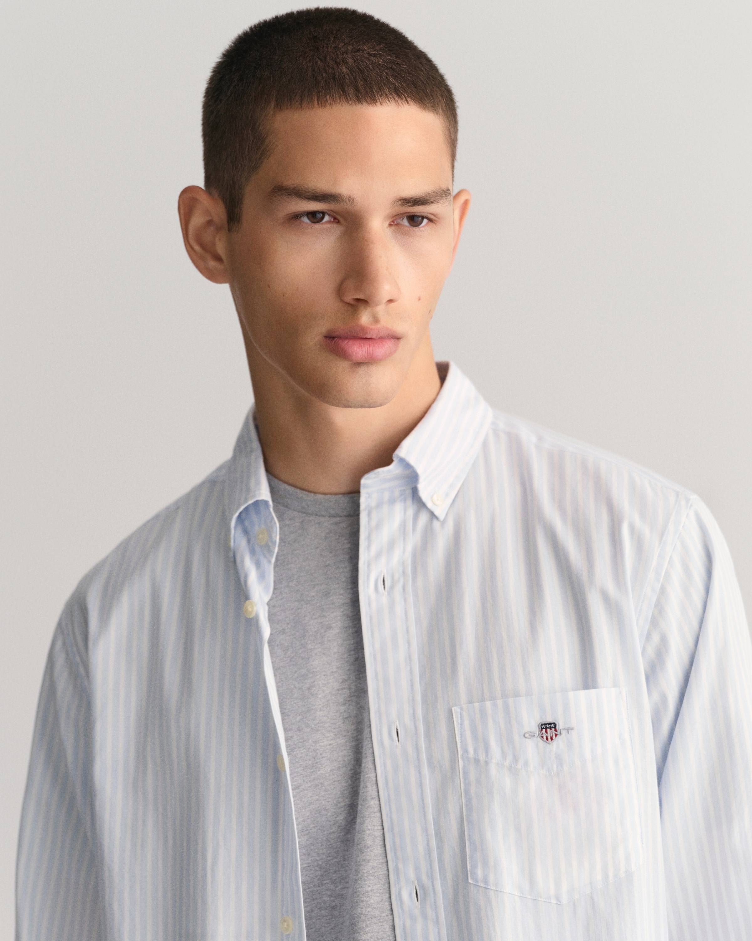 Gant Langarmhemd »REG POPLIN STRIPE SHIRT«