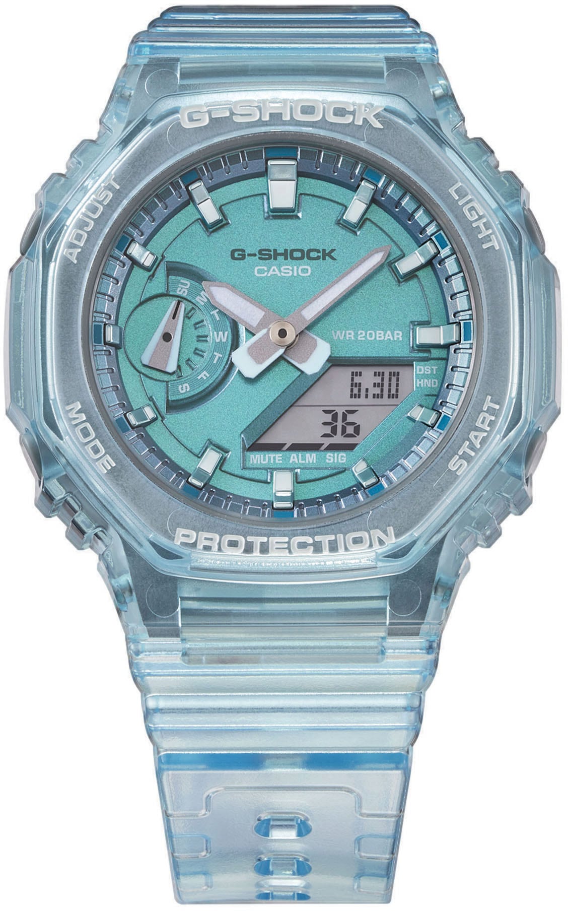 CASIO G-SHOCK Chronograph, Quarzuhr, Armbanduhr, Damen, Herren, digital, bis 20 bar wasserdicht