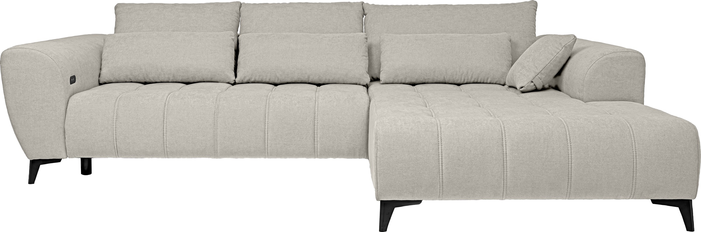 WERK2 Ecksofa »Garay, XXL-Liegefläche: elektrisch ausziehbar auf ca. 228×12 günstig online kaufen