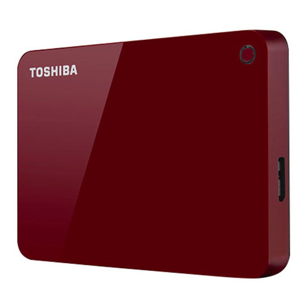 Toshiba externe HDD-Festplatte »Canvio Advance 4TB Red«, 2,5 Zoll, Anschluss USB