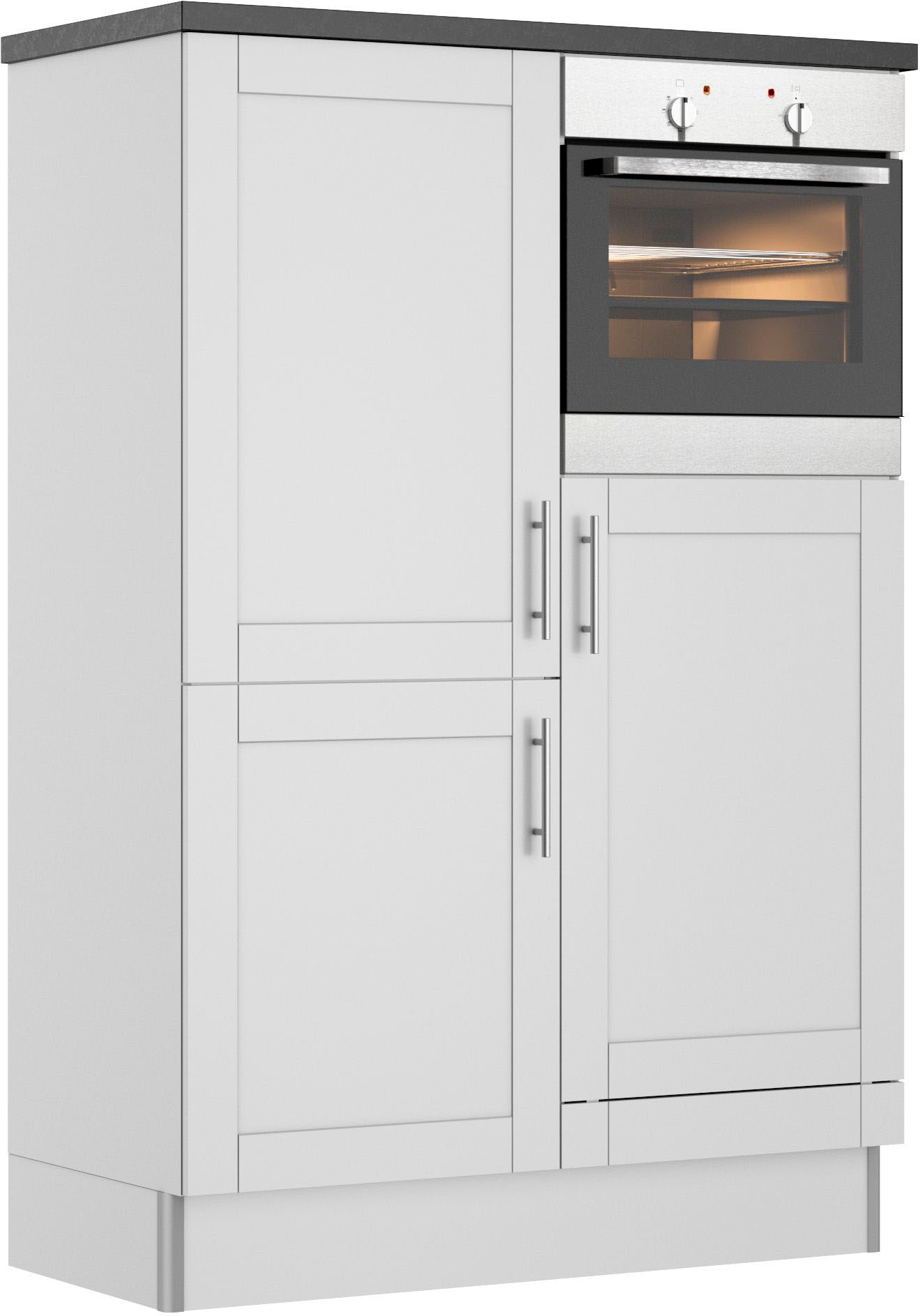 KOCHSTATION Küche »KS-Ahus, Hochschrankmodul«, Breite 120 cm,wahlweise mit E-Geräten,Soft-Close-Funktion