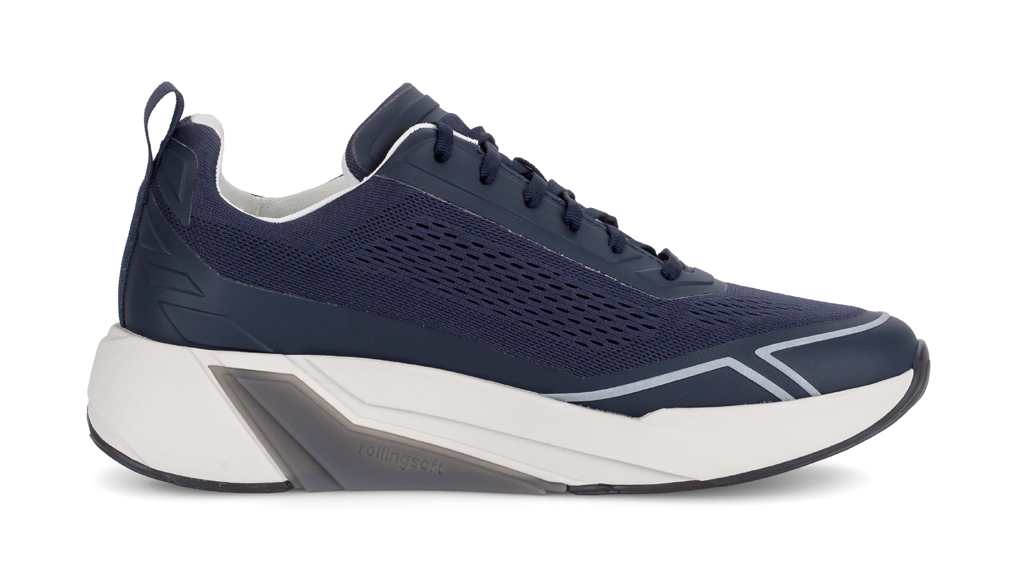 rollingsoft Sneaker  , Freizeitschuh, Halbschuh, Schnürer mit Details in der Sohle, G-Weite