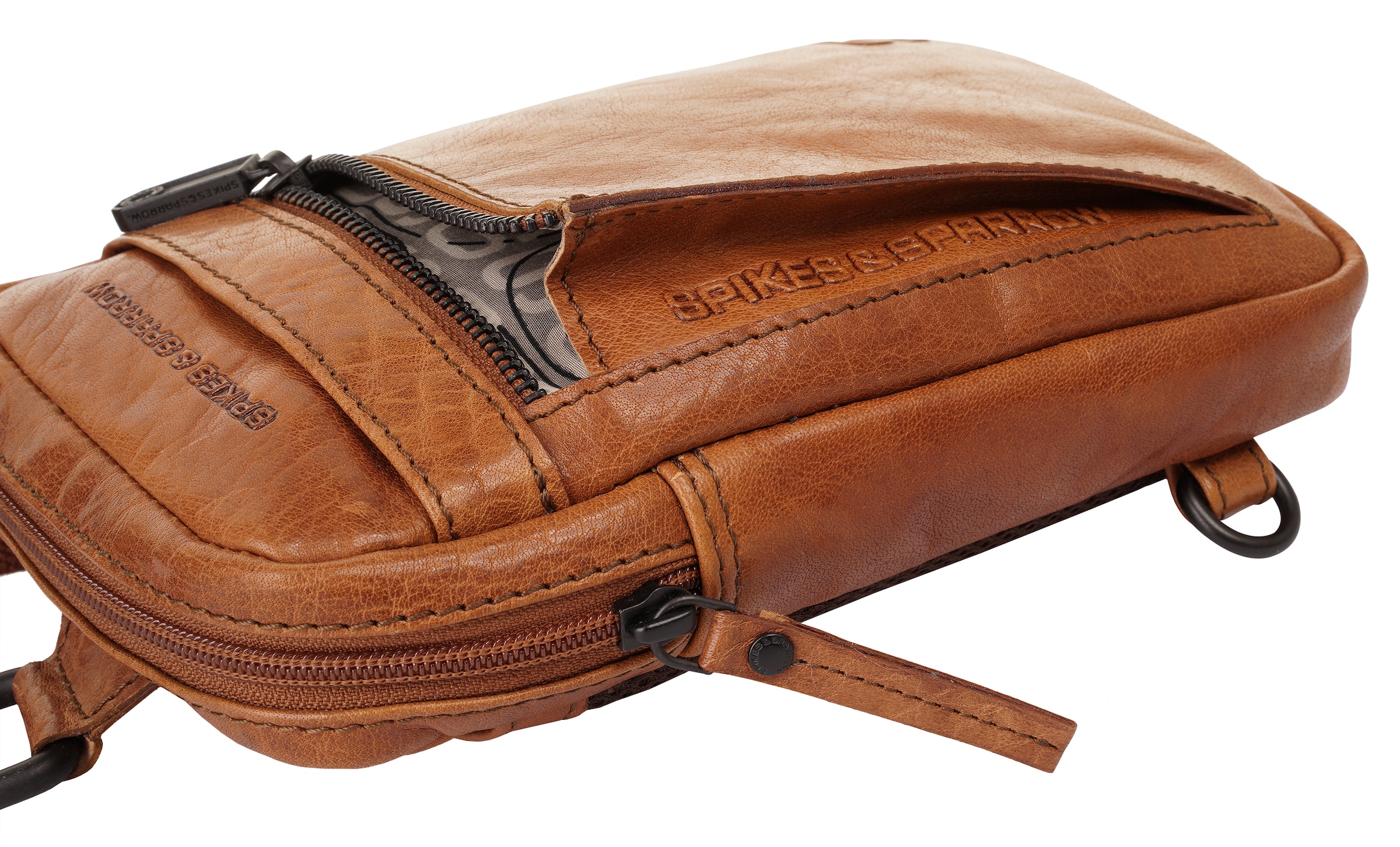 Spikes & Sparrow Umhängetasche echt Leder